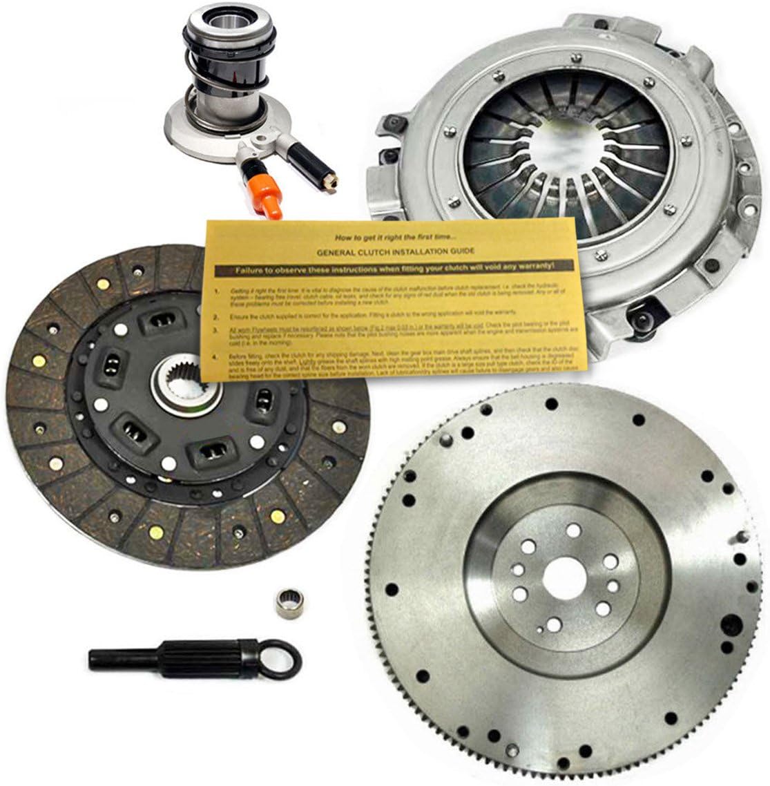 EFT HD CLUTCH KIT w/SLAVE and OE FLYWHEEL FOR 88-92 FORD AEROSTAR RANGER 3.0L