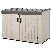 Vista 1 de Lifetime Products caja de almacenamiento horizontal Lifetime 60170, color tostado