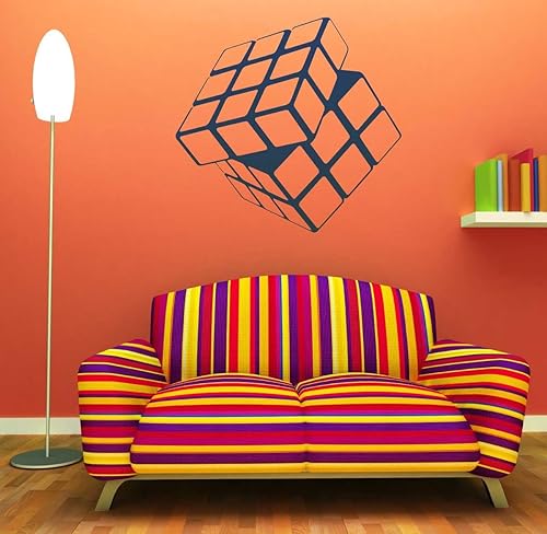 Miniatura 7 de Wall Decals for Kids Rooms - Rubik's Cube Vinyl Sticker Decor for Teenagers, Children, Baby Nursery, Playroom, Bedroom, or Office