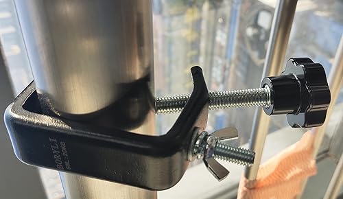 Miniatura 5 de Paquete de 8 abrazaderas de iluminación de escenario de aleación de aluminio de liberación rápida (1-2 pulgadas) de liberación rápida de 220 libras