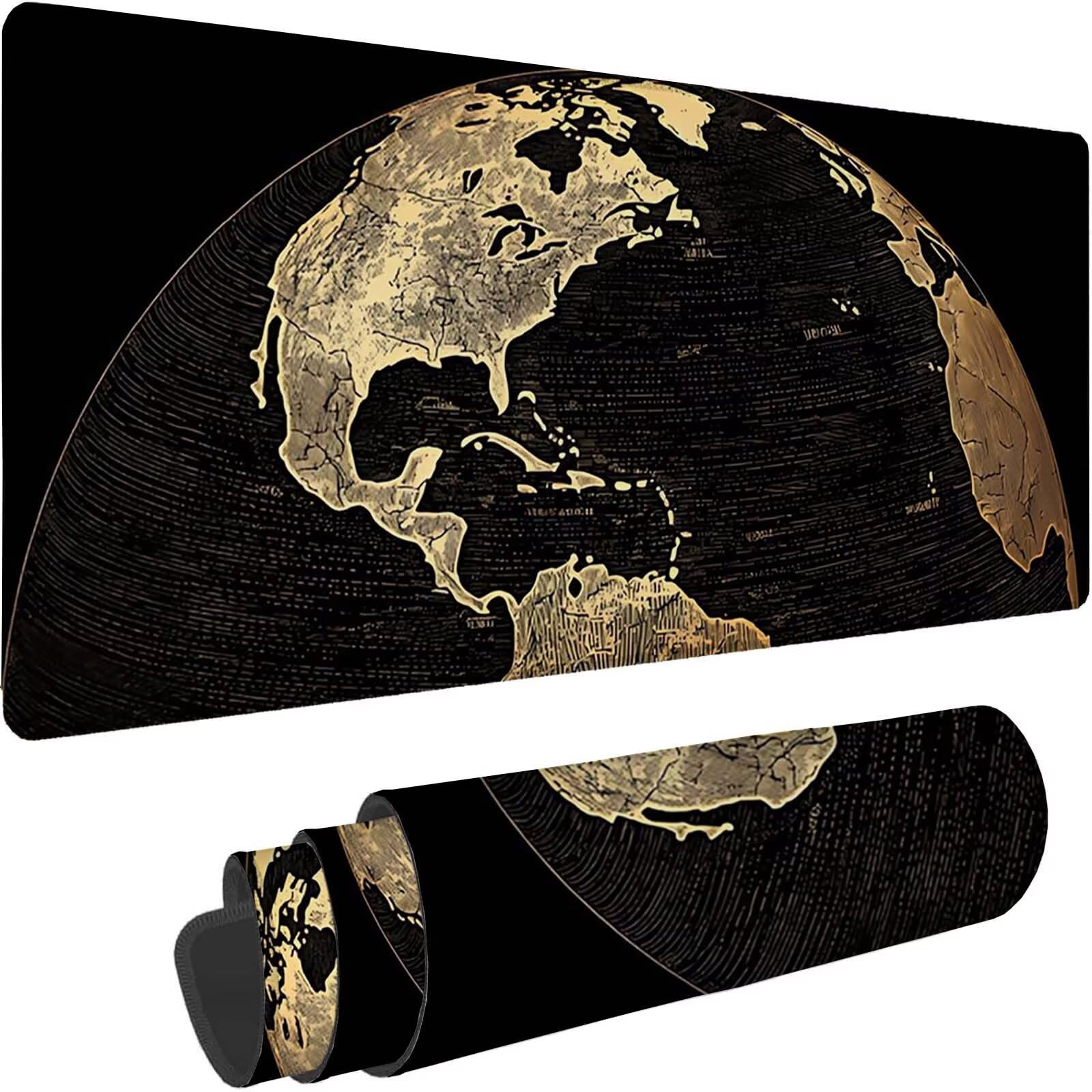 Tappetino Mouse 900x450mm | Superficie Ultra-Liscia | nero 0-z244