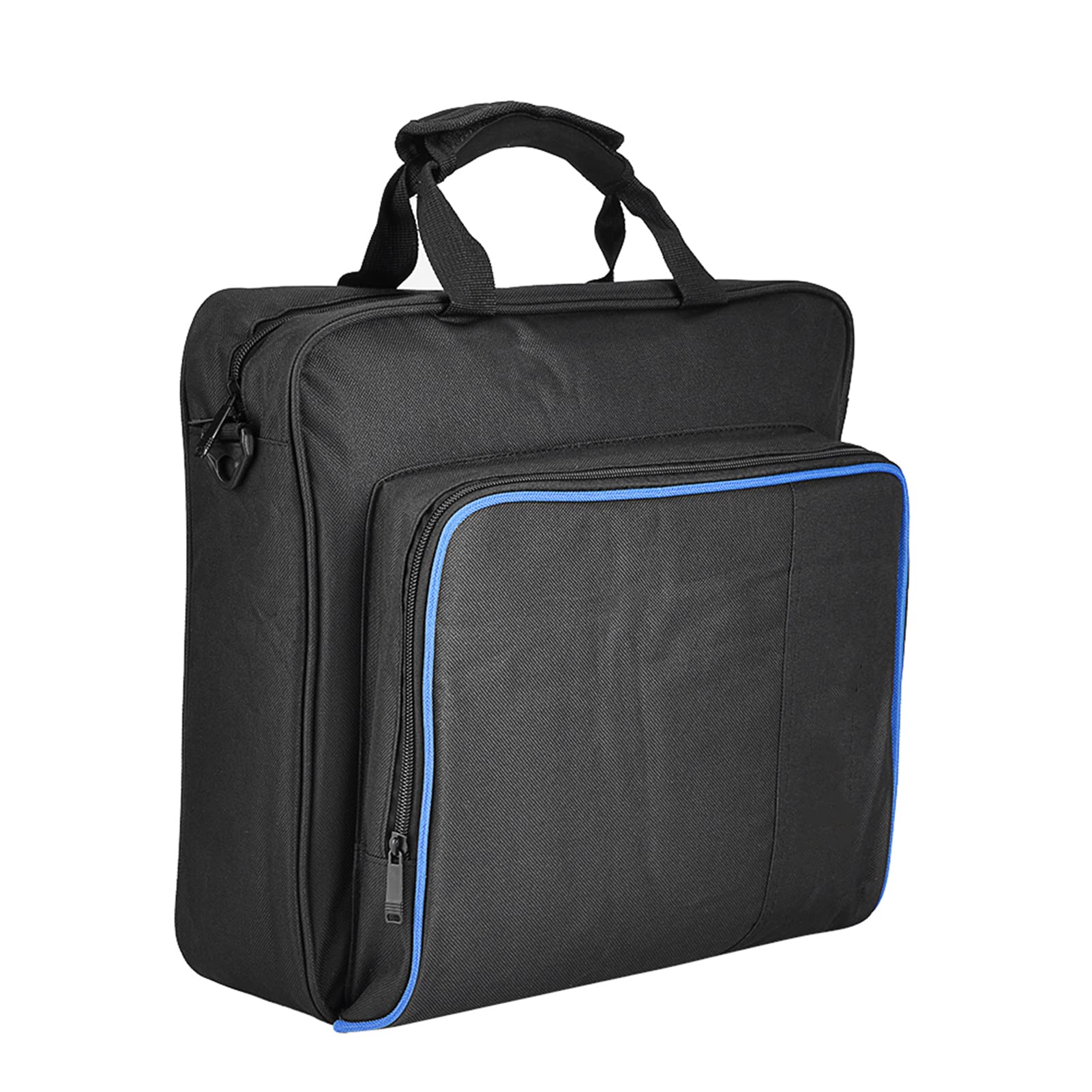 SYH&AQYE Sac à Bandoulière pour Système de Jeu Portable, Mallette de Transport de Voyage Portable Compatible avec PS4 Pro Ample Espace pour Contrôleur Cordon d'alimentation Câbles USB