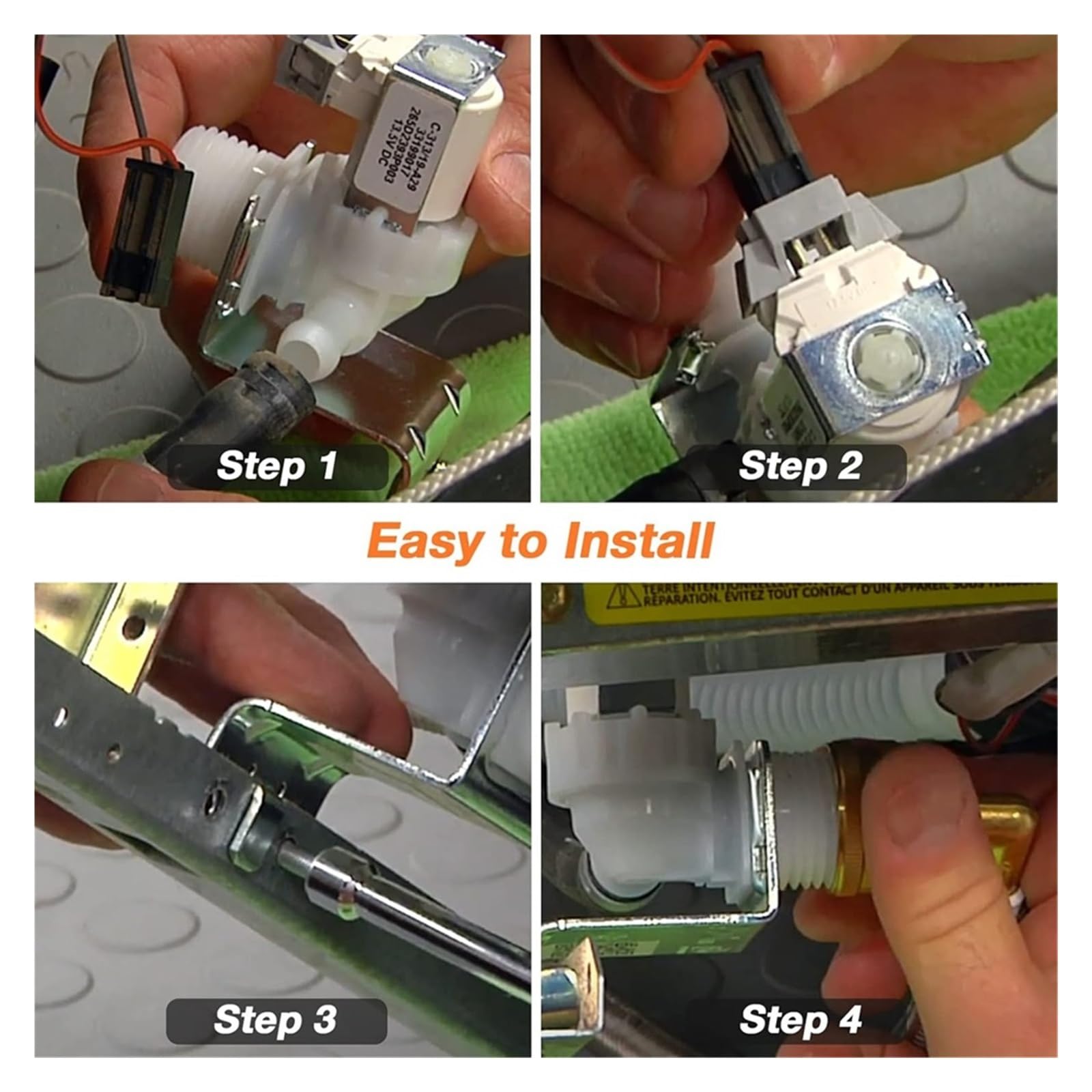 WD15X24213 WD15X22999 WD15X26140 Water Inlet Valve Accessories?Compatible For GE Dishwasher Water Inlet Valve Replacement Parts