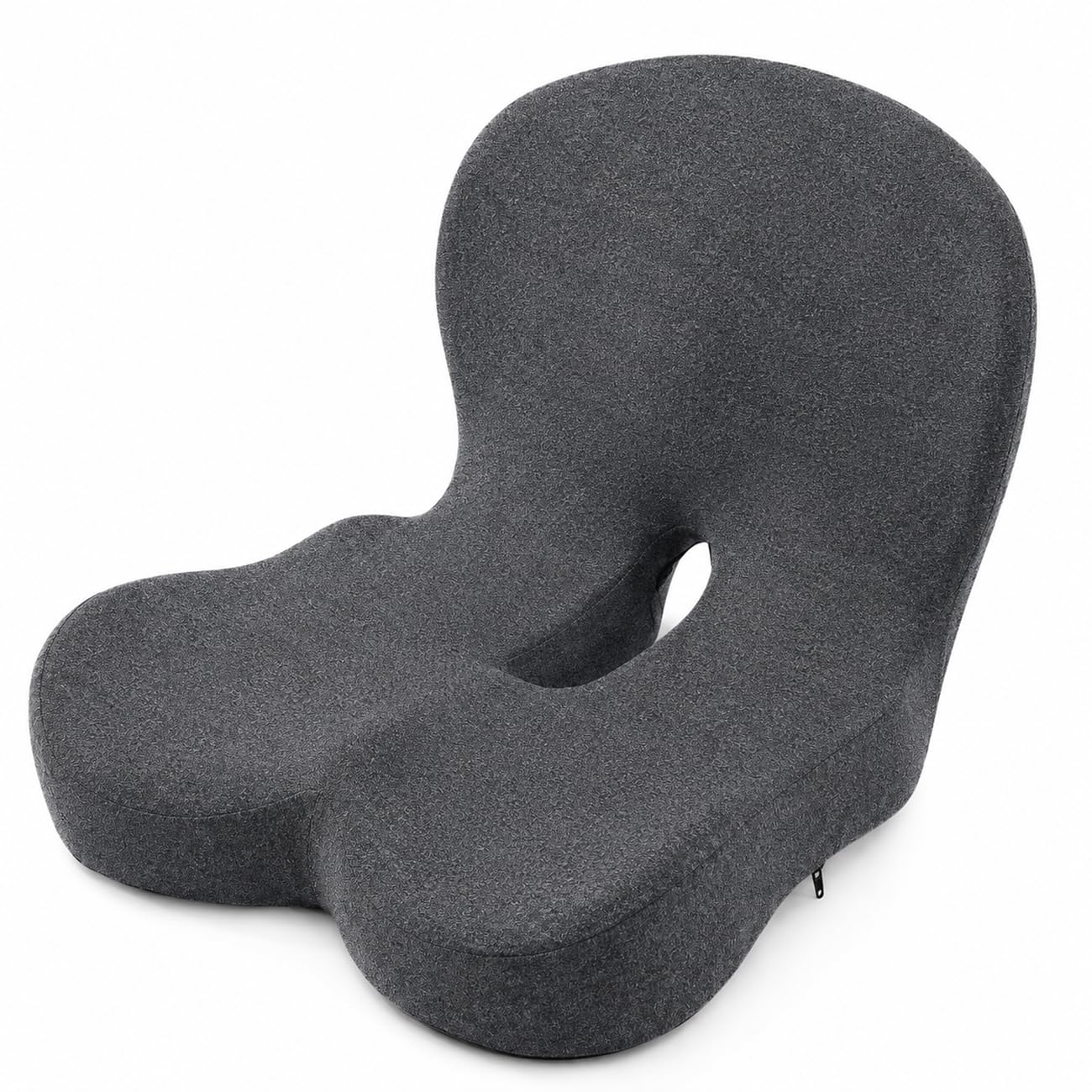 Cuscino 2 in 1 in memory foam con supporto lombare per ufficio e auto