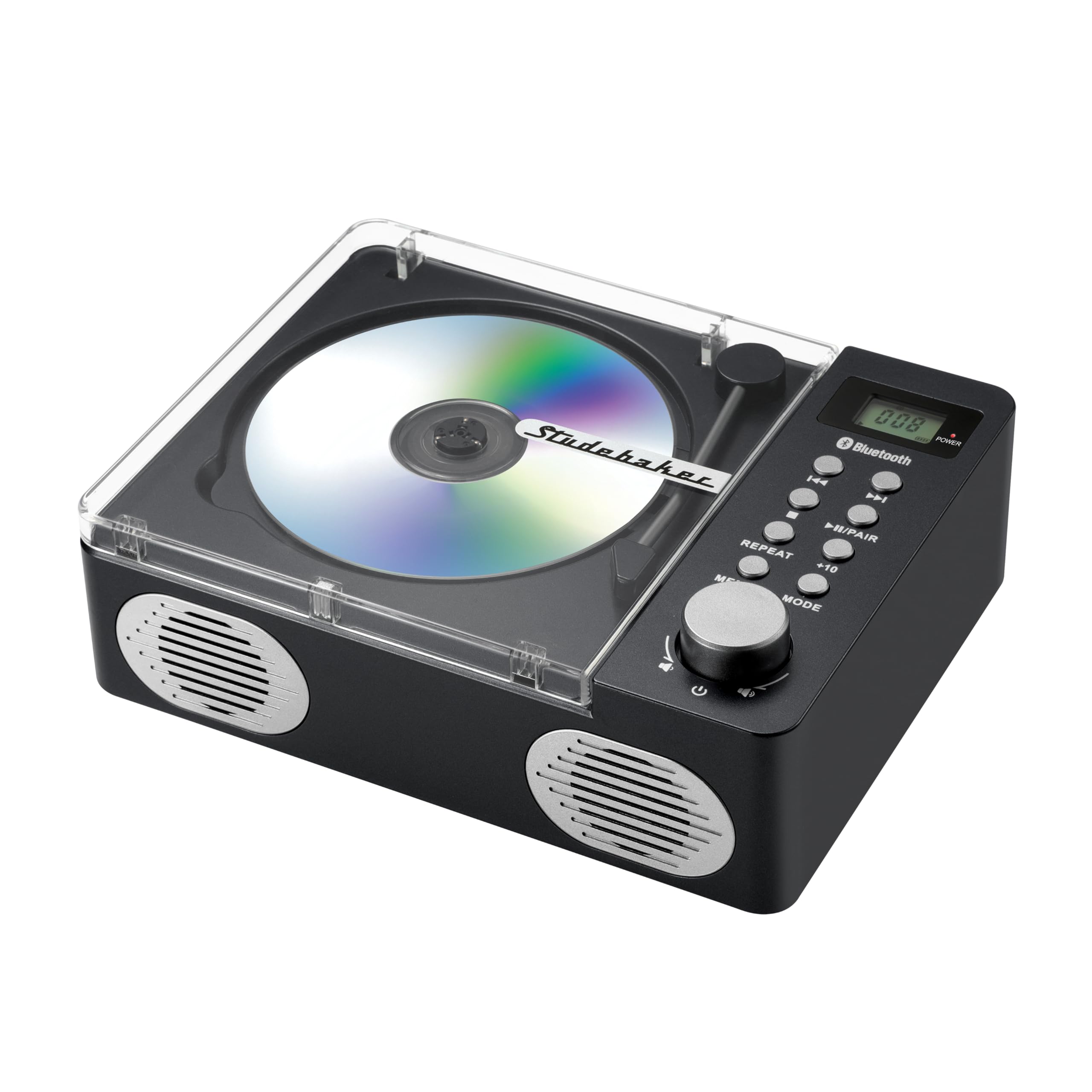 Amazon.com: Studebaker SB3720 Portable Stereo Bluetooth CD Player
