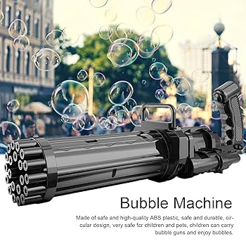 シャボン玉　外遊び　電動式シャボン　バブルマシーン　バブルリング　ガンタイプ 1.jpg