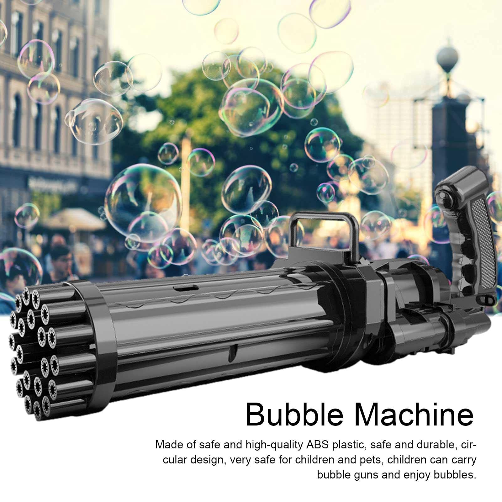 Amazon.co.jp: シャボン玉 シャボン玉製造機 電動 ガトリング