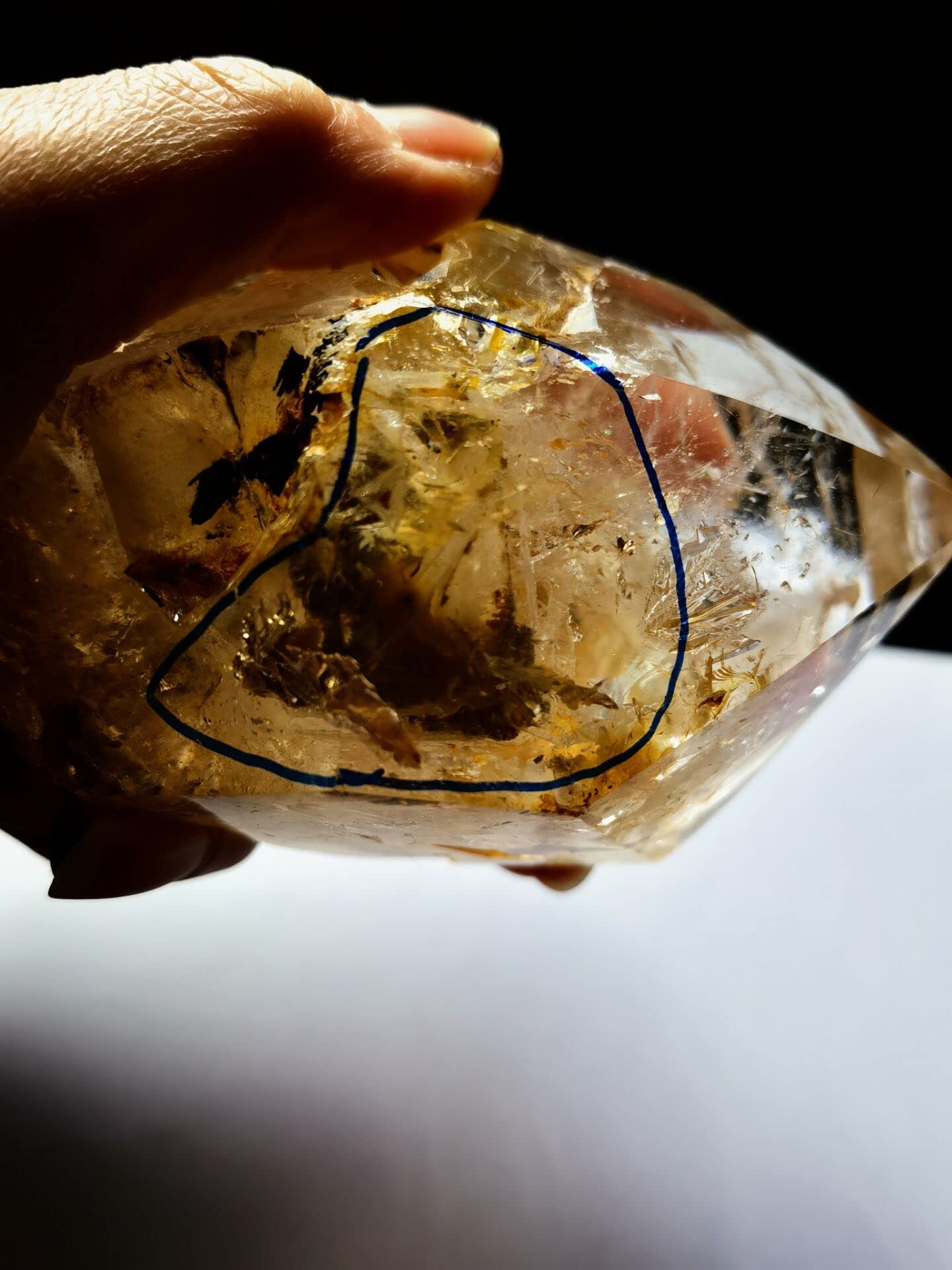 Amazon.co.jp: 本物のチベット 高地クリスタルクォーツ 3.77インチ