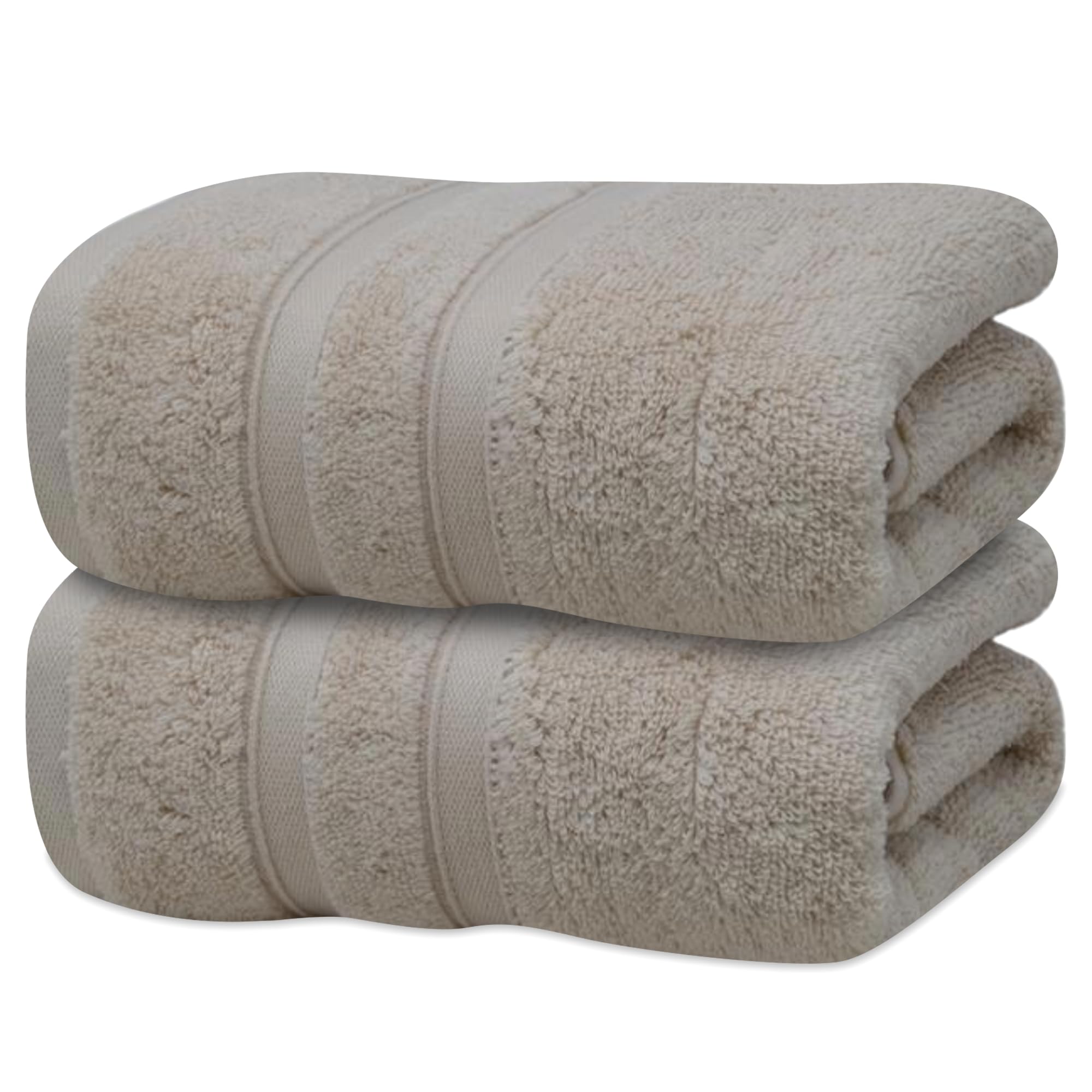 Towelogy ZHT_09 Premium Hand Towels - 100% Zero Twist Cotton Ultra Soft & Highly Absorbent Tear & Fade Resistant 50x80cm (2, Coffee Brown)
