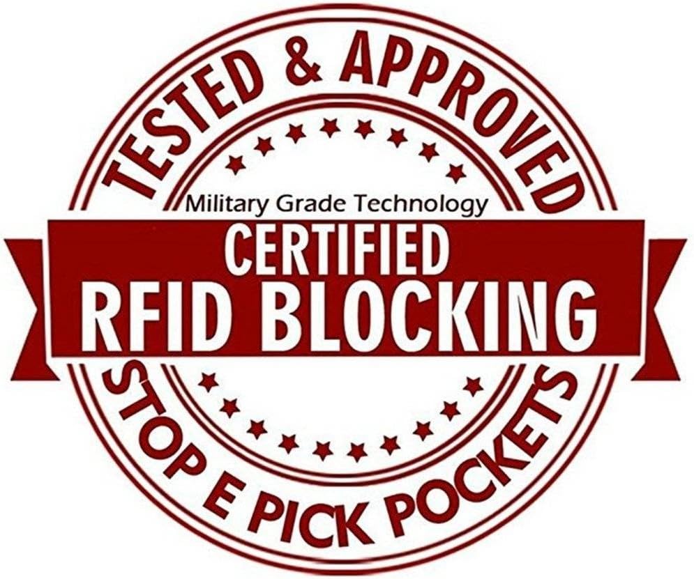 Huztencor RFID Wallet Women Large Size Bifold Multi Card Wallet Case with Zipper Pocke Credit Card Holder for Women | Credit Card Holder, RFID Blocking - Image 7