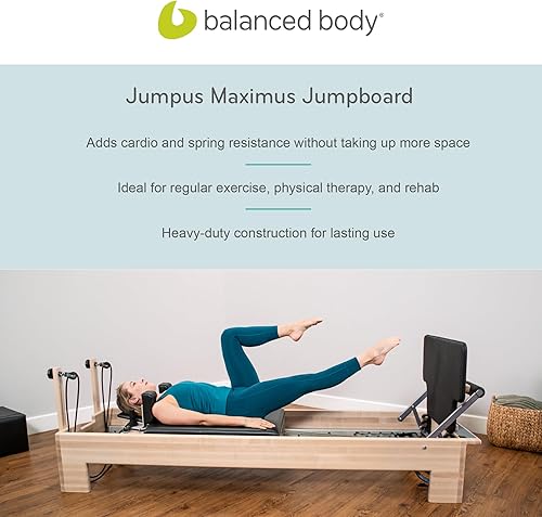Miniatura 6 de Balanced Body Jumpus Maximus - Saltador acolchado más grande, accesorio para Studio Reformer con barra RevoXSR, equipo de entrenamiento para Pilates