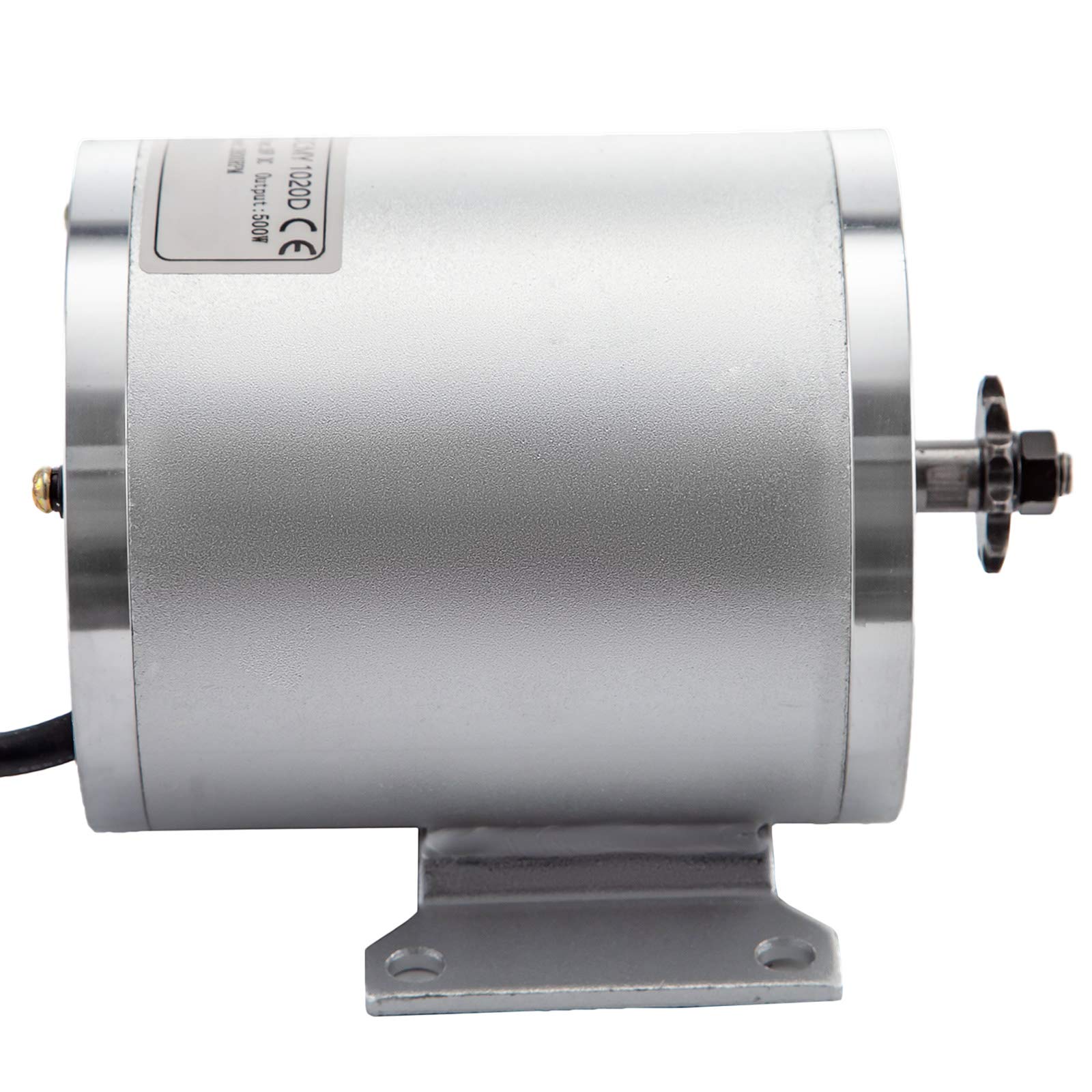 VEVOR Bezszczotkowy silnik elektryczny prądu stałego 36 V, bezszczotkowy silnik elektryczny 500 W, bezszczotkowy silnik elektryczny 2800 U