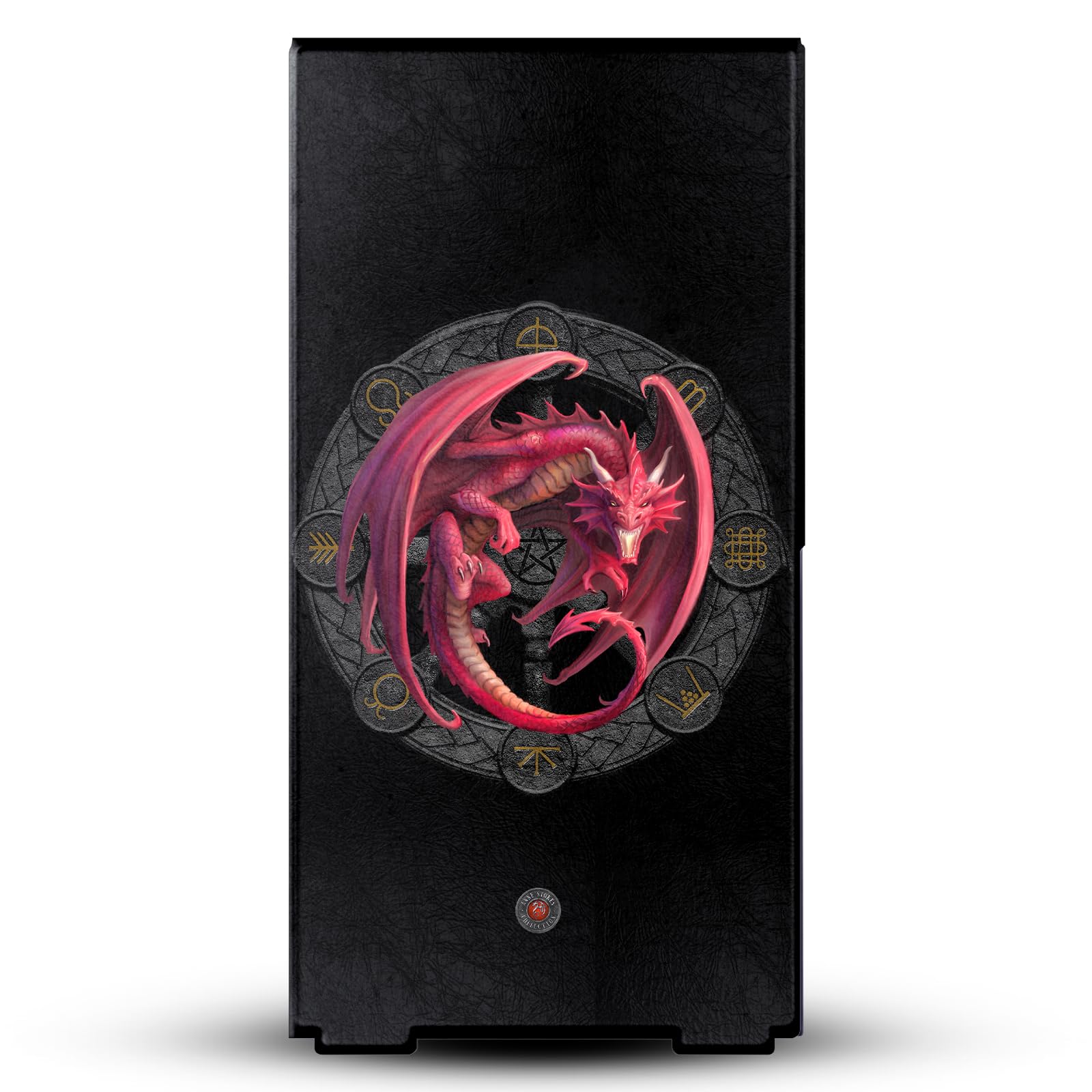 Head Case Designs Offizielle Anne Stokes Lammas Lughnasadh Drachen der Sabbats Spielekonsolen Wickeln kompatibel mit Xbox Series X