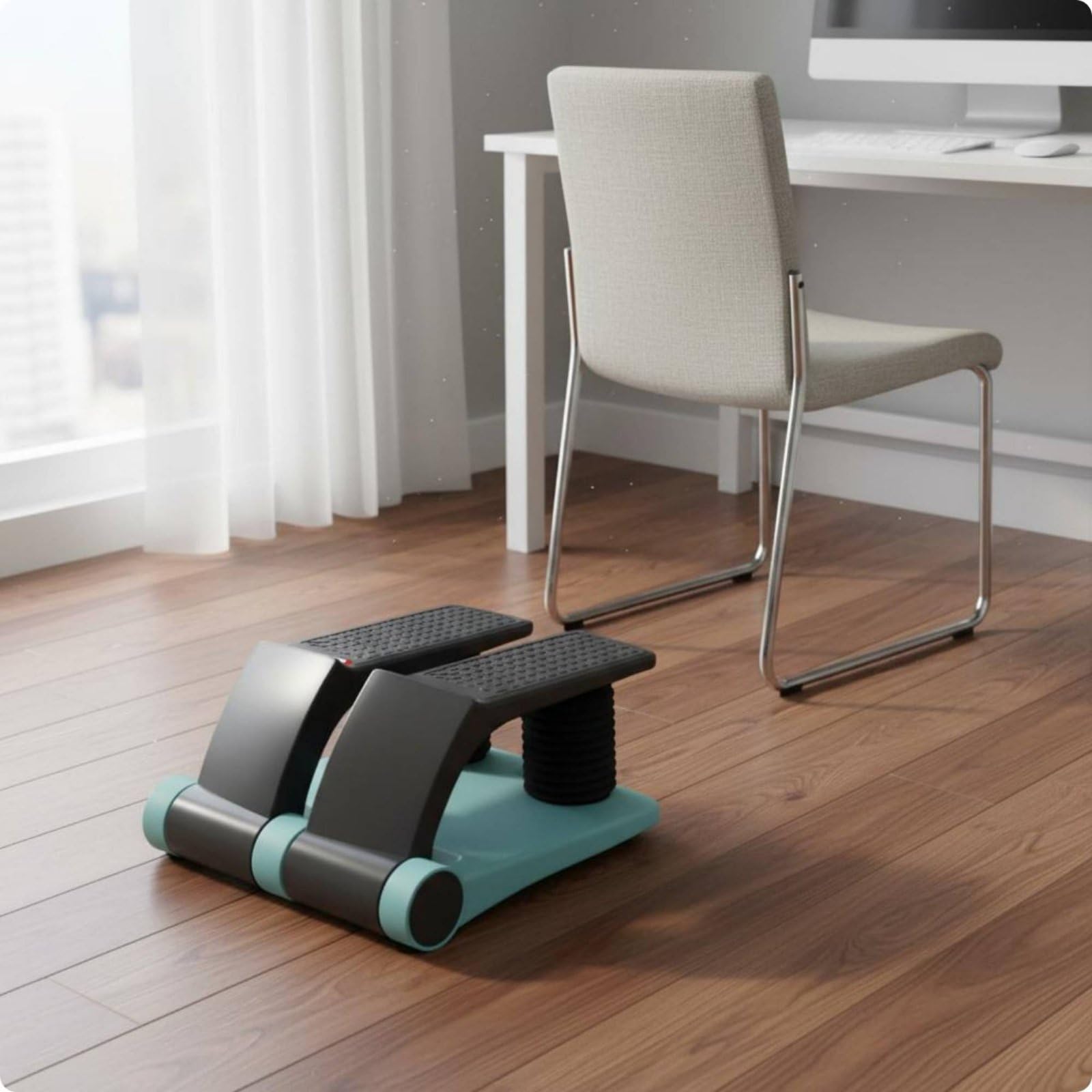 Qianly Stepper Oscillante Intensità Regolabile Portable Step Machine Domestico Preassemblato Macchina a Gradino