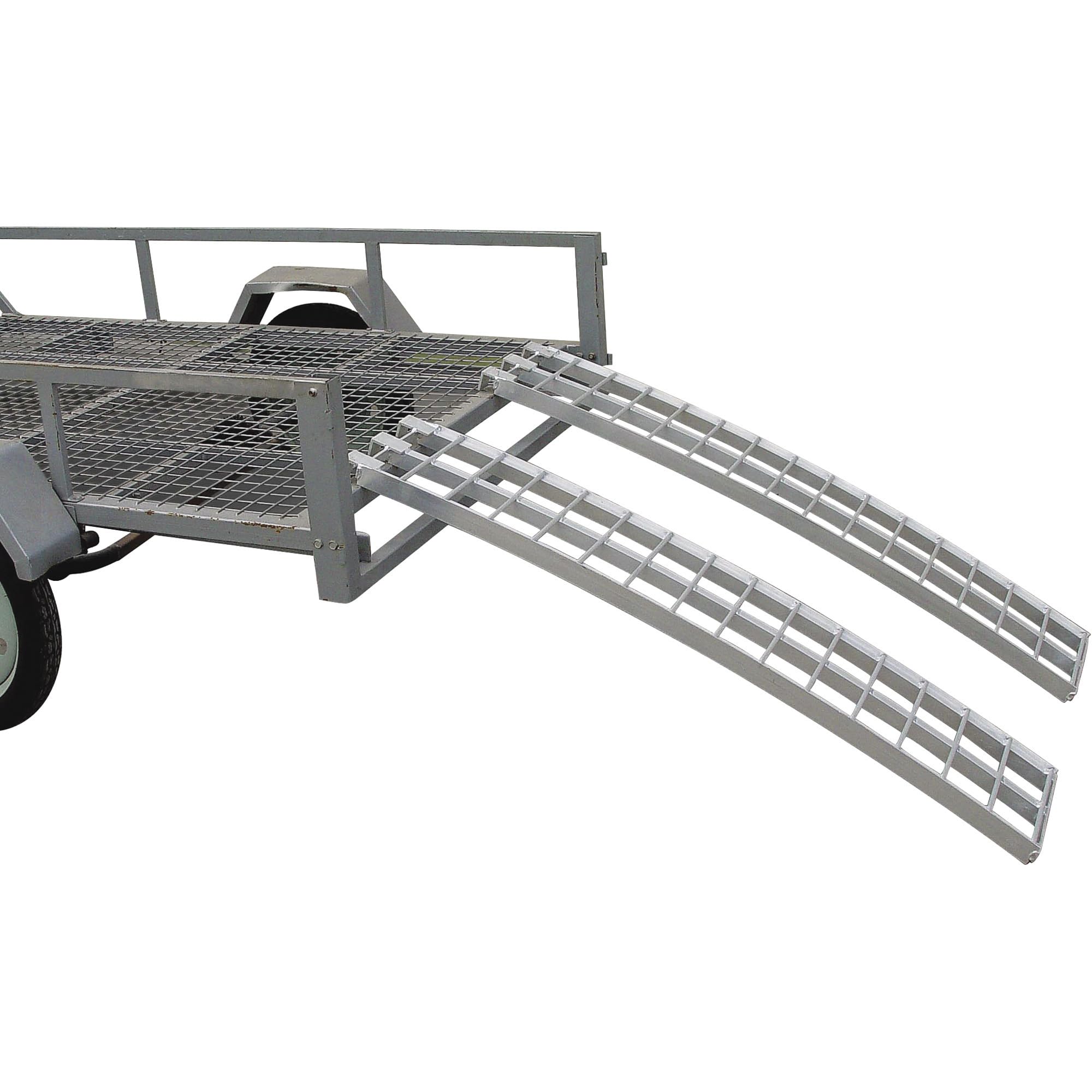 Aluminum Arched Trifold Utv Trailer Ramp 5395quot Long