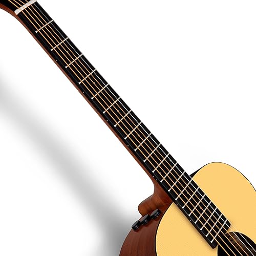 Miniatura 5 de Enya Guitarra eléctrica acústica de 36 pulgadas para adultos y niños, tamaño 34 Guitarra eléctrica acústica con kit que incluye afinador, correa,