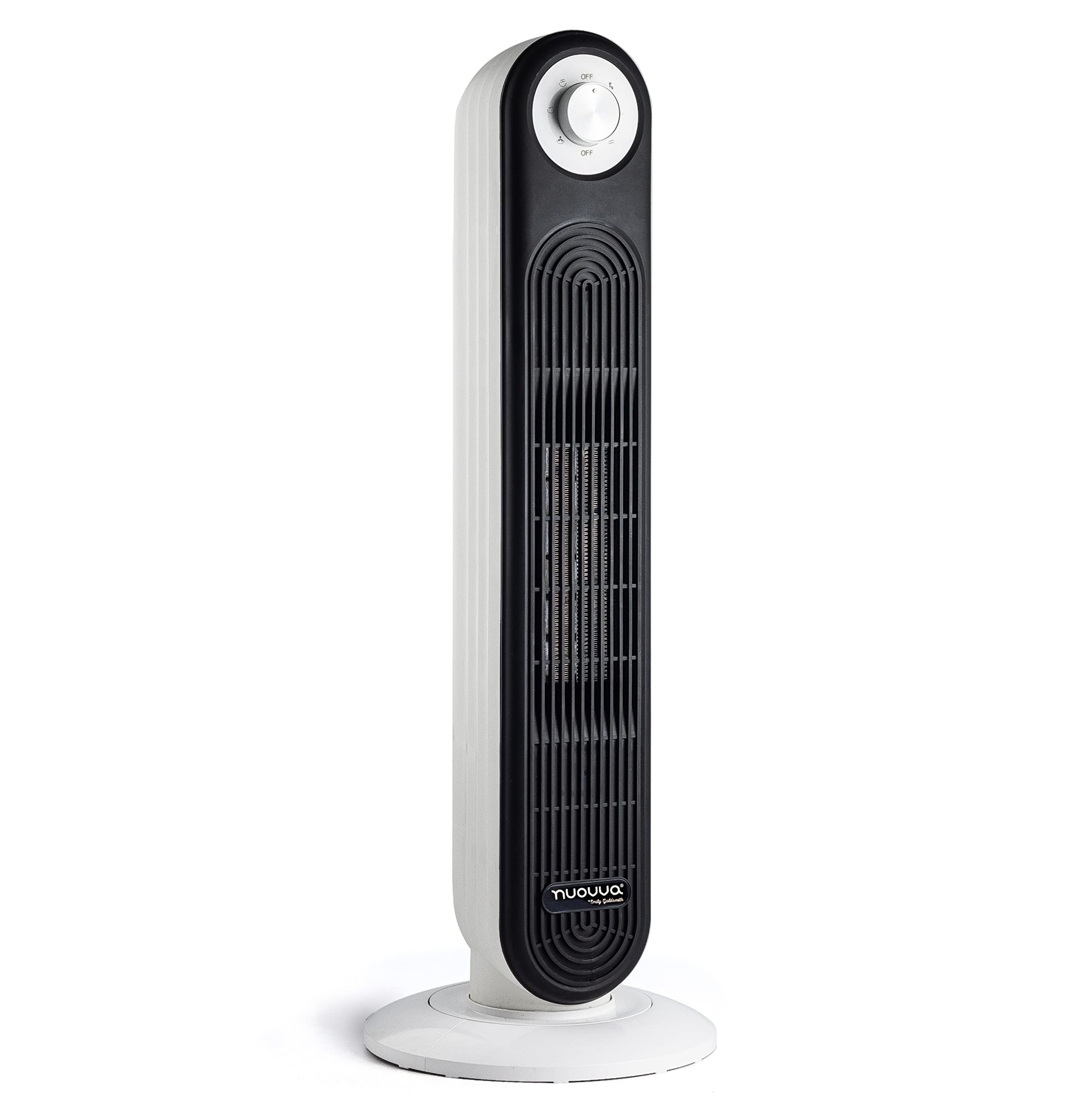 Nuovva Electric Energy Efficient Heater - Free Standing for Home and Office - Portable Oscillating Fan - 2000W Air Heater with Tip-Over Safety Setting