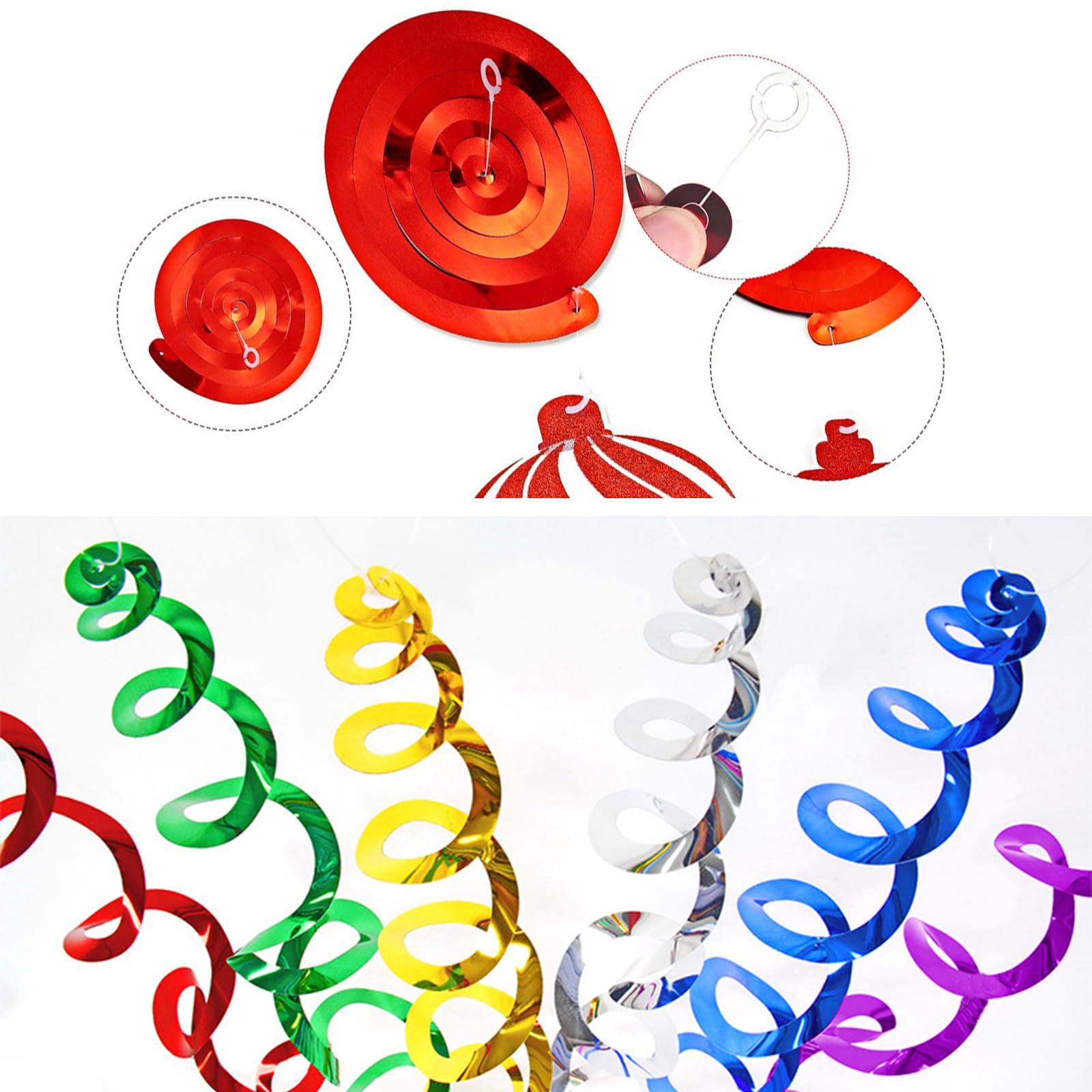 30Pcs Christmas ceiling decorations - Image 4