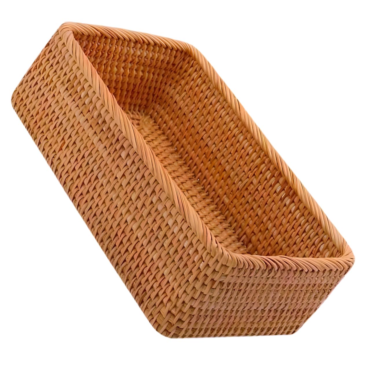 Vaguelly Handwoven Rattan Storage Basket for Toys and Snacks Woven Organizer for Home Creative Storage for Indoor and Outdoor Use