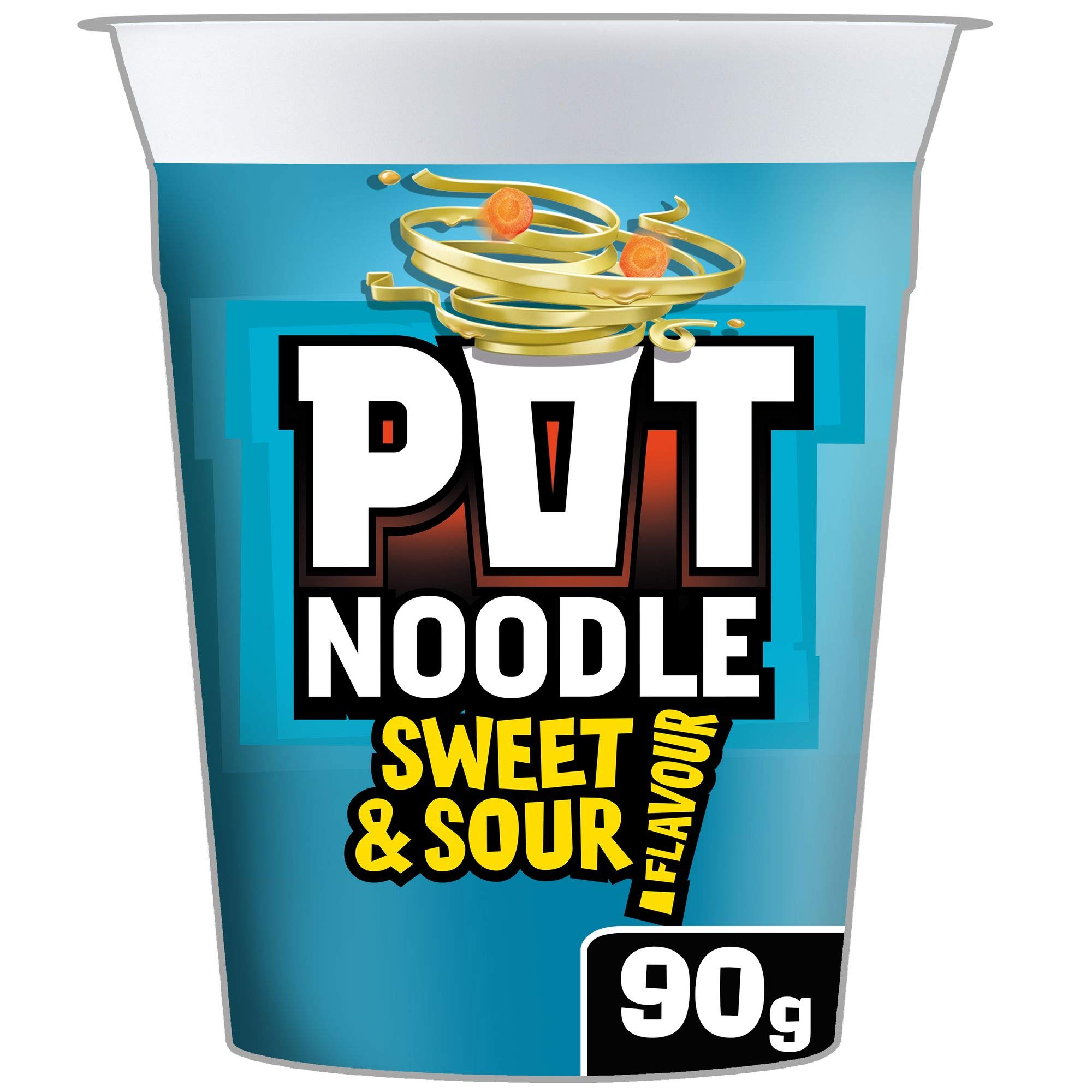 Pot Noodle Sweet & Sour Standard 90 g, Pack of 12