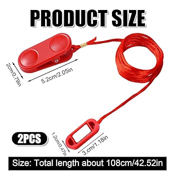 Long-lasting Treadmill Safety Key Universal Treadmill Safety Key 2pcs Treadmill Safety Key Replacement Magnetic Switch For Running Machines With Most Treadmills Secure I.176134572