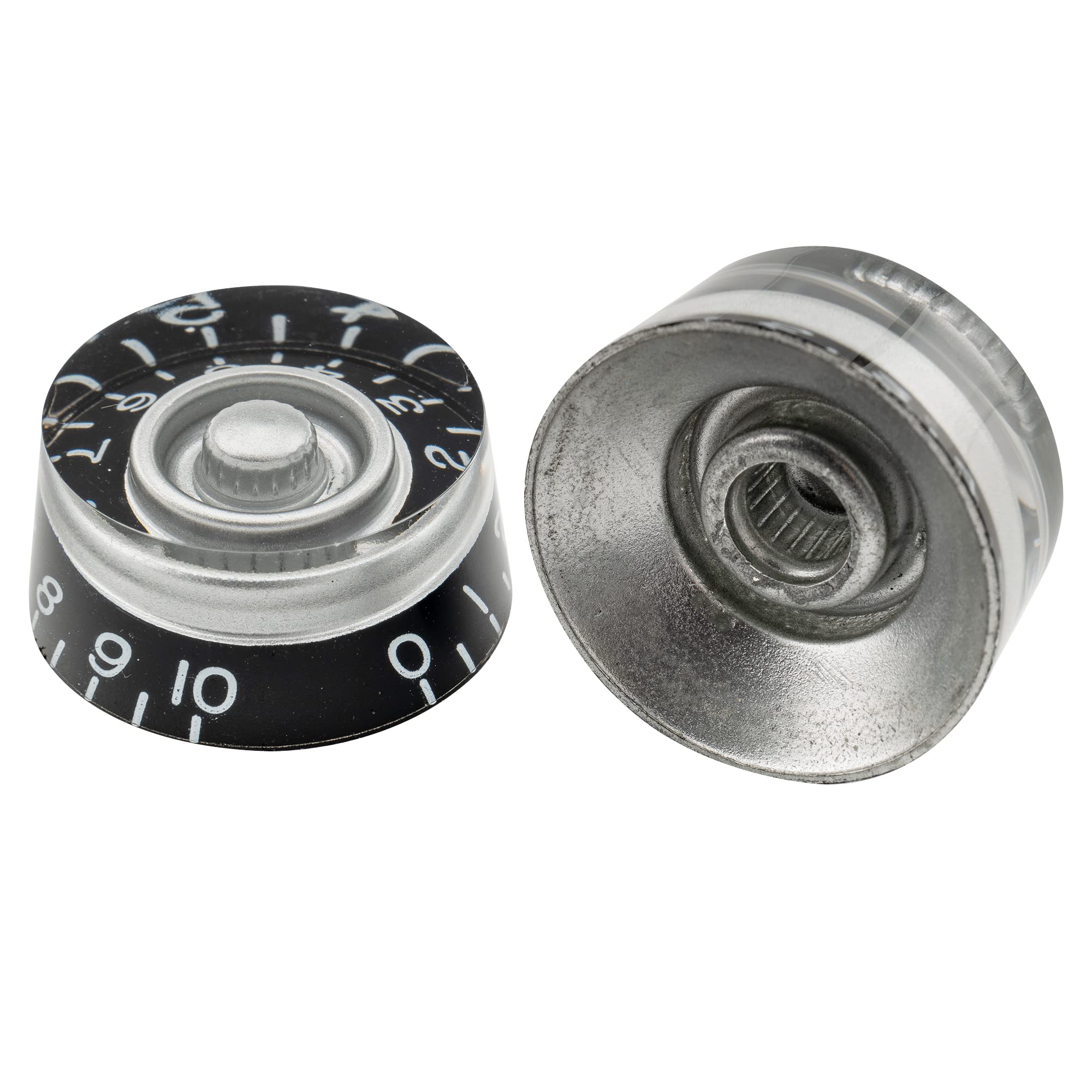 Musiclily Metrica Manopole in Metallo Controllo del Volume Tone per Chitarra Elettrica e Basso, Dorato (4 Pezzi Musiclily Metrica Manopole in Metallo Controllo del Volume Tone per Chitarra Elettrica e Basso, Dorato (4 Pezzi