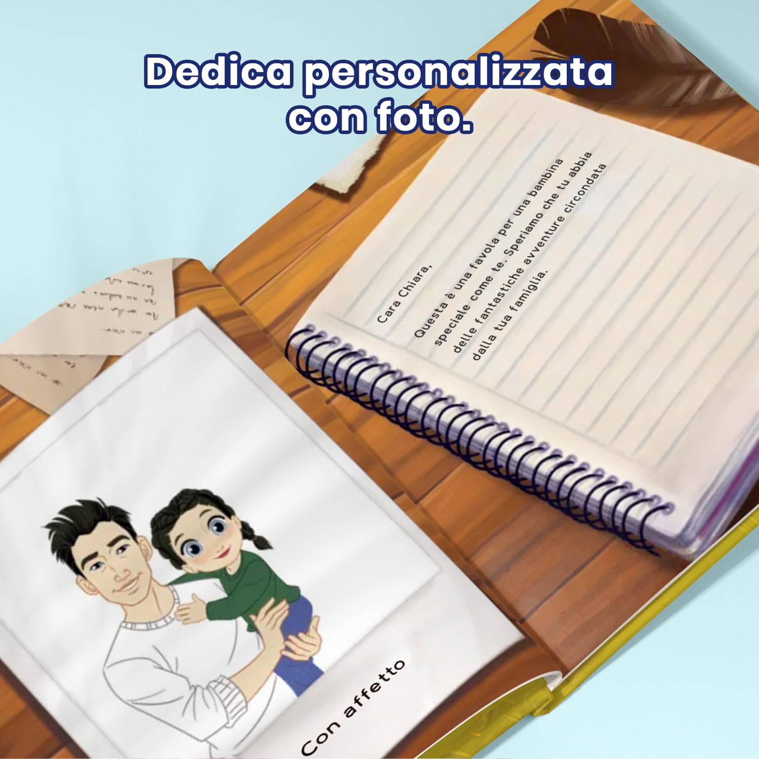 ETIKIDS Libro personalizzato per papà. Libro personalizzato con avatar. Papà, sii il più grande del mondo! Regalo originale per la festa del papà o per il compleanno. Da 4 a 7 anni