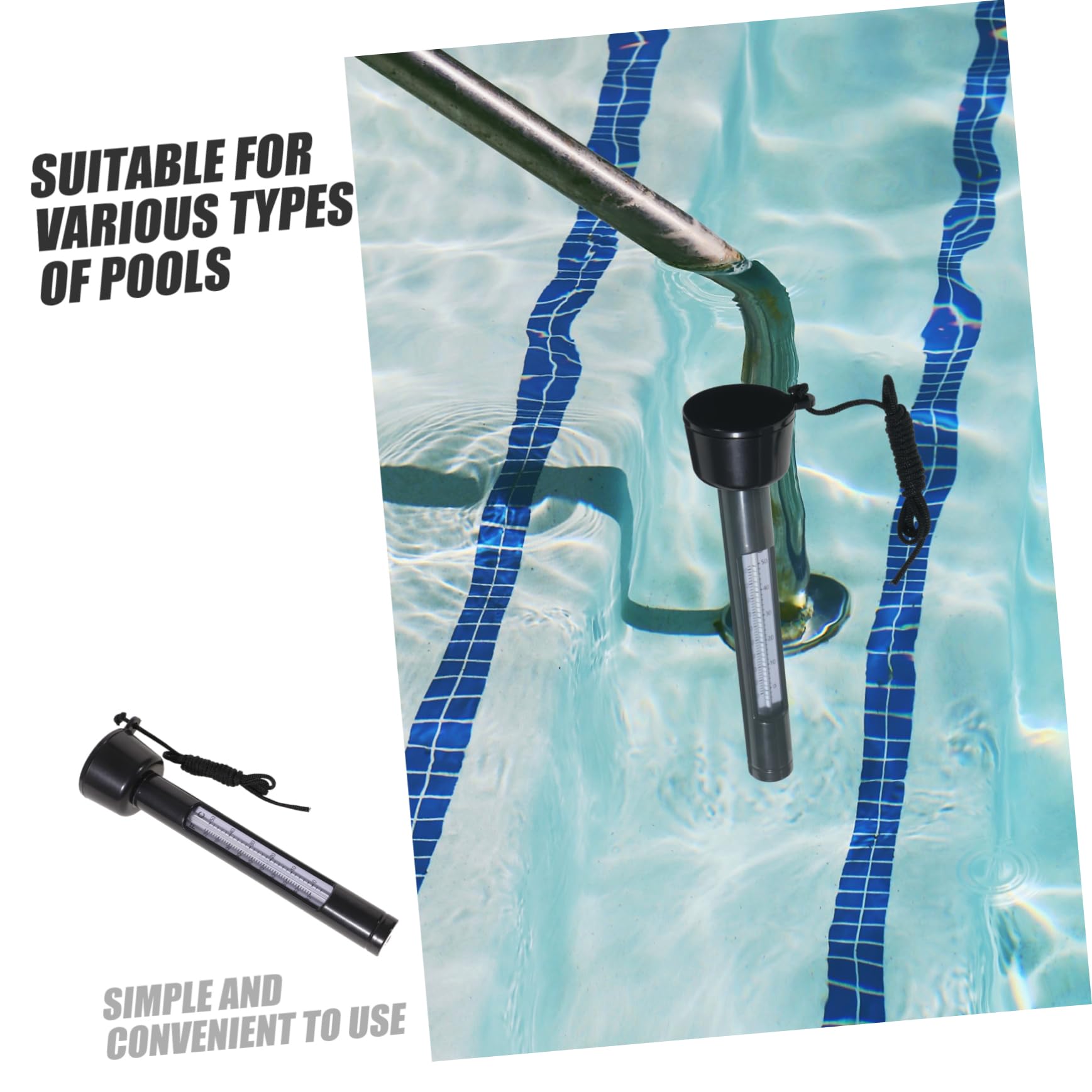 Sosoport 4pezzi Termometro Galleggiante Per Misuratore Fahrenheit Per Piscina Idromassaggio e