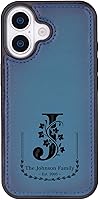 Vista 9 de Funda tipo cartera de piel prémium para iPhone 17, bloqueo RFID, diseño desmontable 2 en 1 con ranuras para tarjetas, funda de piel de vaca azul