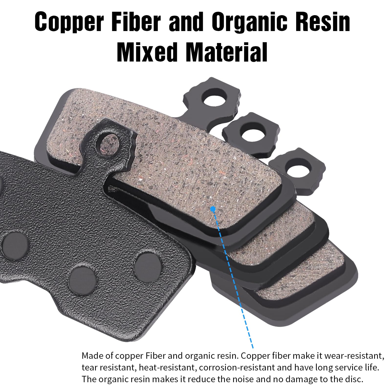 Amazon | 4ピストンMTBバイクブレーキパッド SRAMコード、Code R、Code