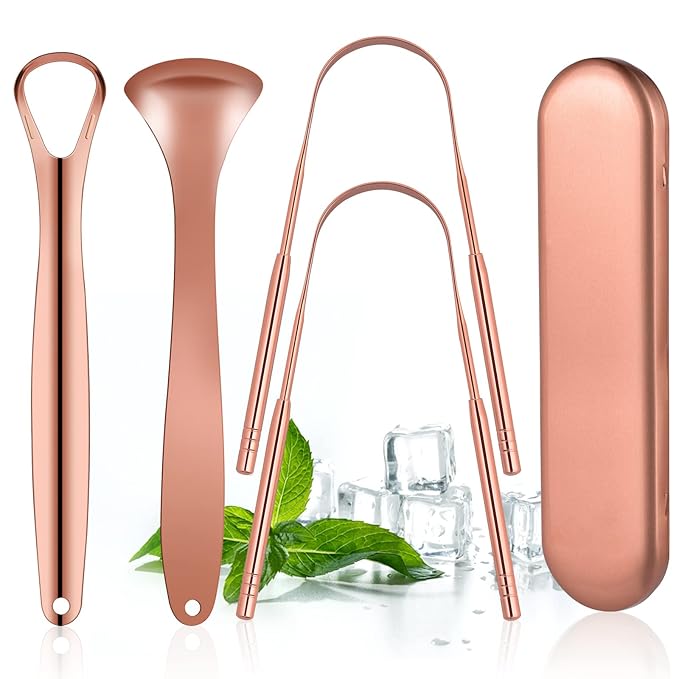Tongue Scraper, 4Pcs Tongue Scraper Cleaner with