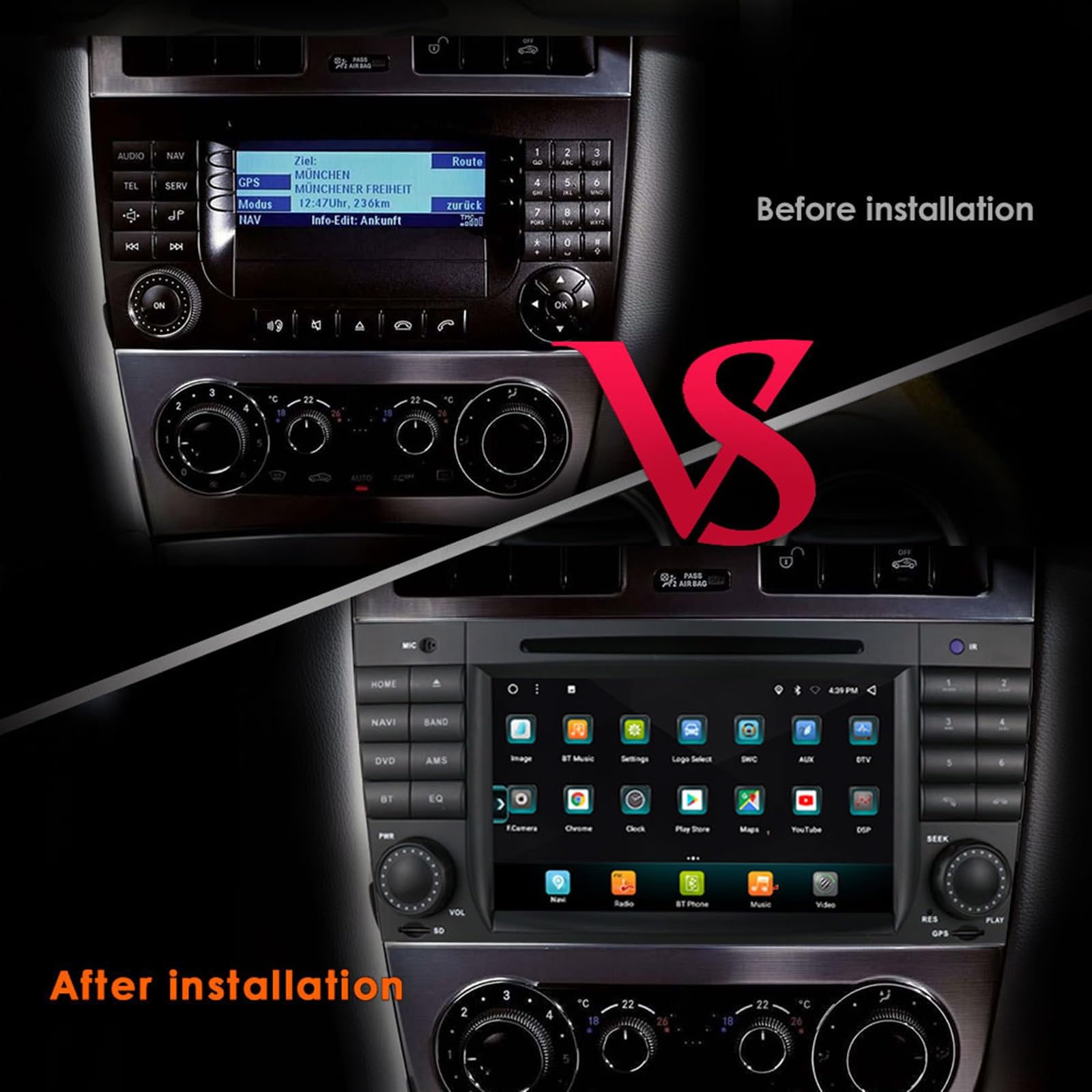 2DIN Autoradio dla Android 10 Radio samochodowe Odtwarzacz