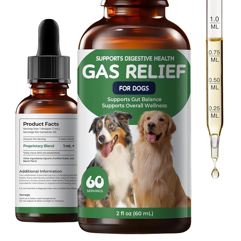 Suplemento digestivo líquido para cães com sabor de bacon Homibabis, 60 mL