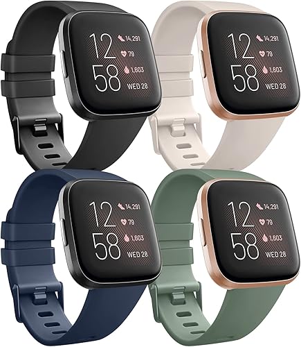 Vancle Correas para reloj inteligente Fitbit Versa 2Fitbit Versa SEFitbit Versa Lite para mujeres y hombres, correa deportiva de repuesto para reloj