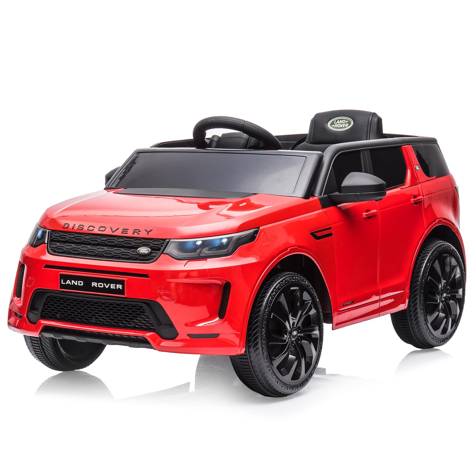 Licensed Land Rover Kids Electric Car, 12V Ride On Toy for Kids 3-8, Electric Car with Parent Remote Control, Music Player, Mp3 Player, Led