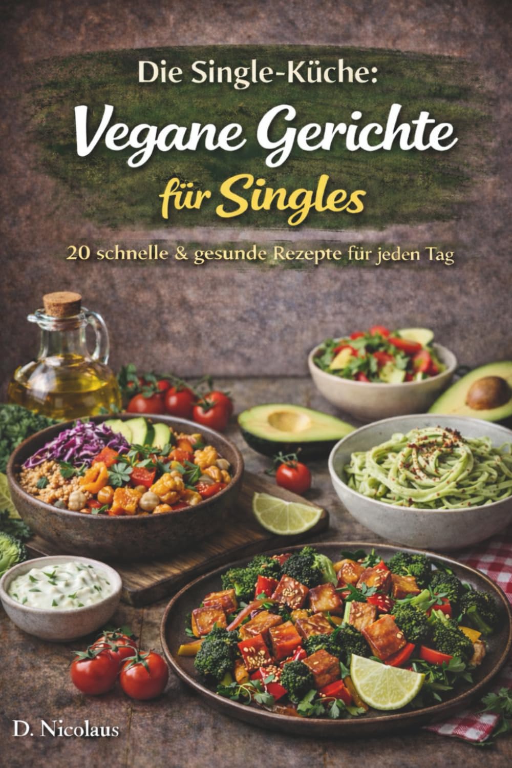 Vegane Rezepte für Singles:: 20 einfache & gesunde Ideen für jeden Tag