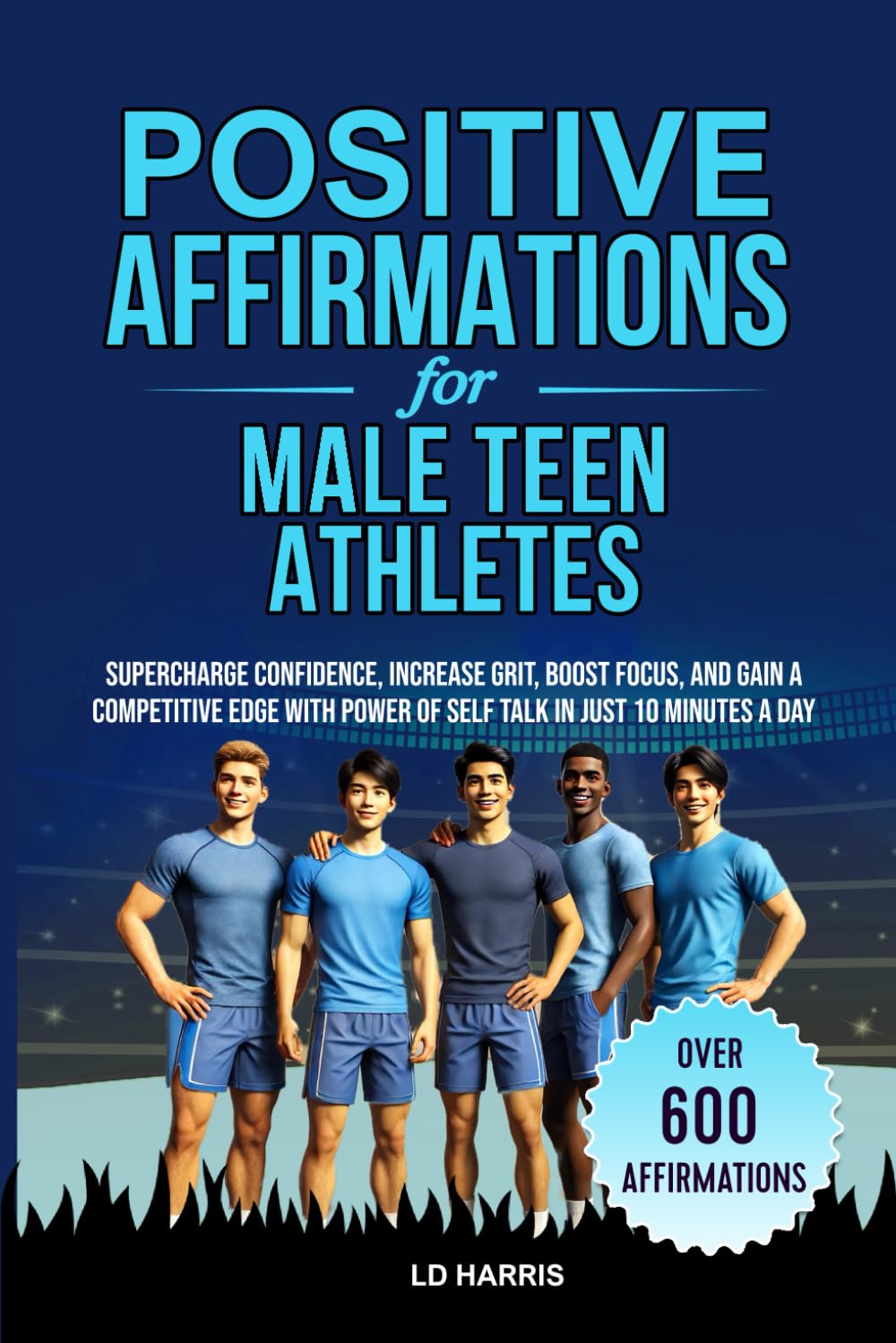 POSITIVE AFFIRMATIONS FOR MALE TEEN ATHLETES: SUPERCHARGE CONFIDENCE, INCREASE GRIT, BOOST FOCUS, and GAIN A COMPETITIVE EDGE with the POWER of ... PER DAY (Mental Toughness for Teen Athletes)