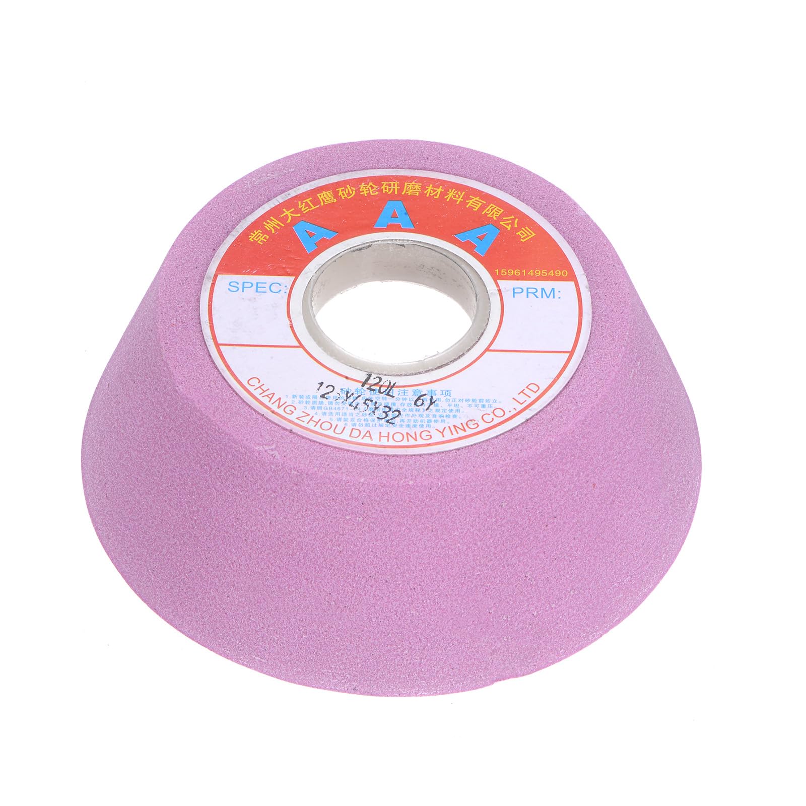 QUARKZMAN Mola a Tazza Svasata da 5 Pollici, Grana 120, Ossido di Alluminio Rosa, Utensili in Ceramica per Rettifica Superficiale Pa