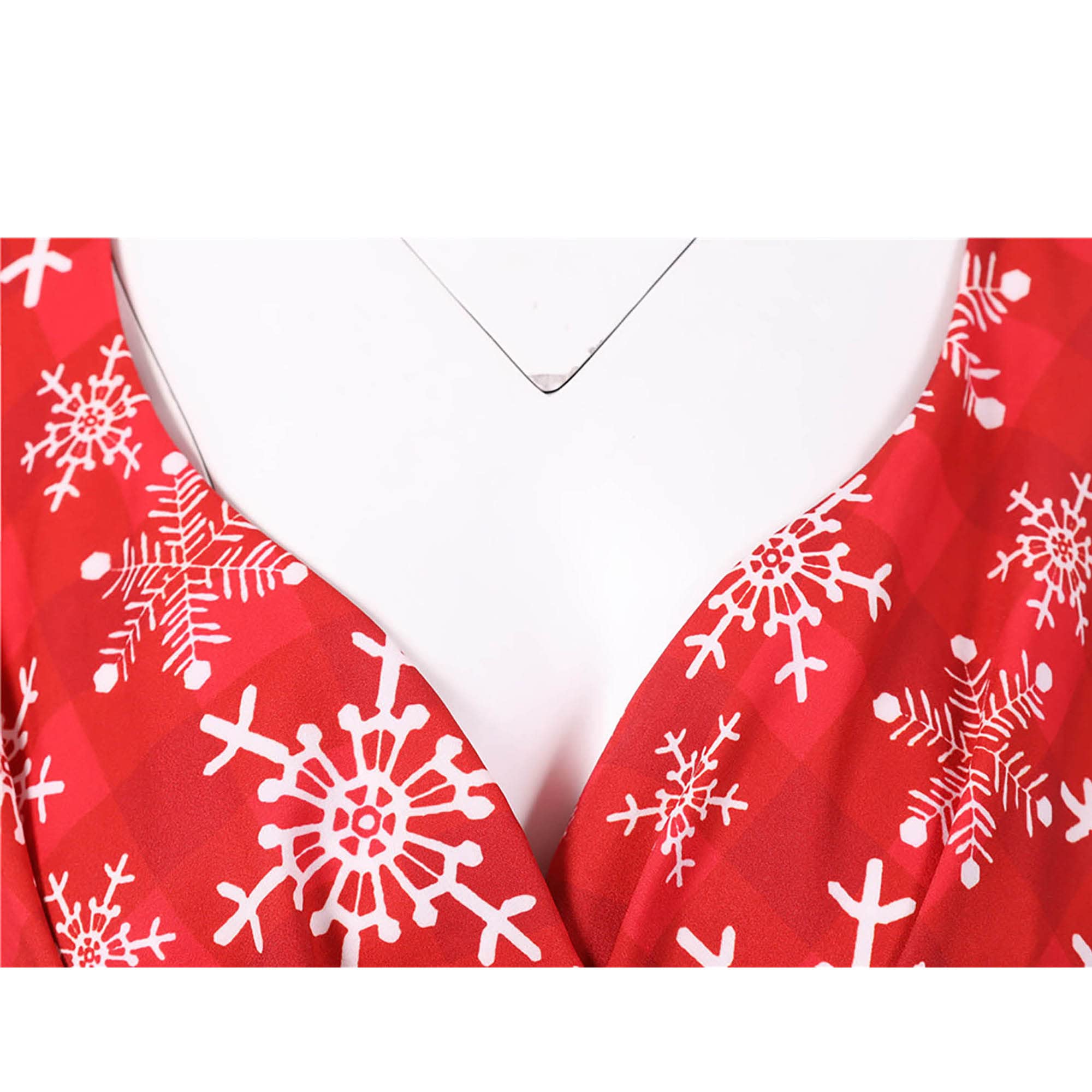 Robe De Noël Femme Sans Manches – Imprimé Festif, Légère Et Parfaite Pour Les Fêtes !