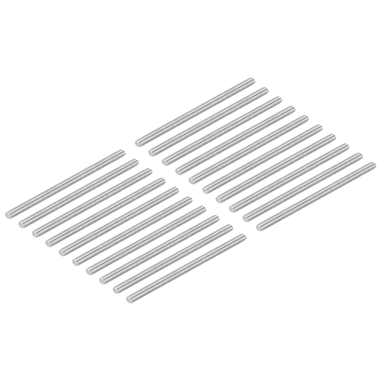Stainless Steel Threaded Rods - 20 Pack M3 -7