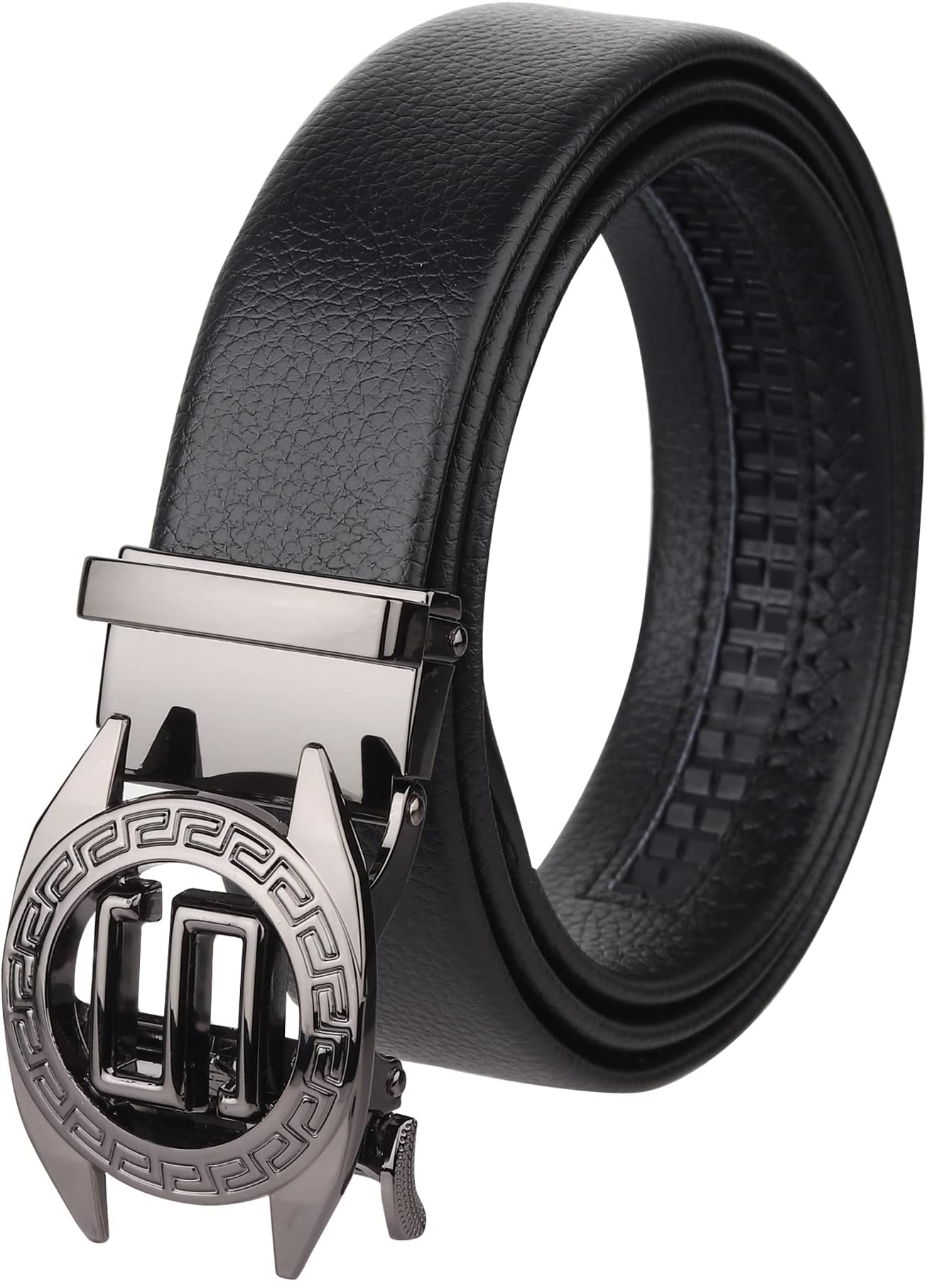 ZORO mens belt, PU leather belt for men, alphabet letter A B G N M R S T V