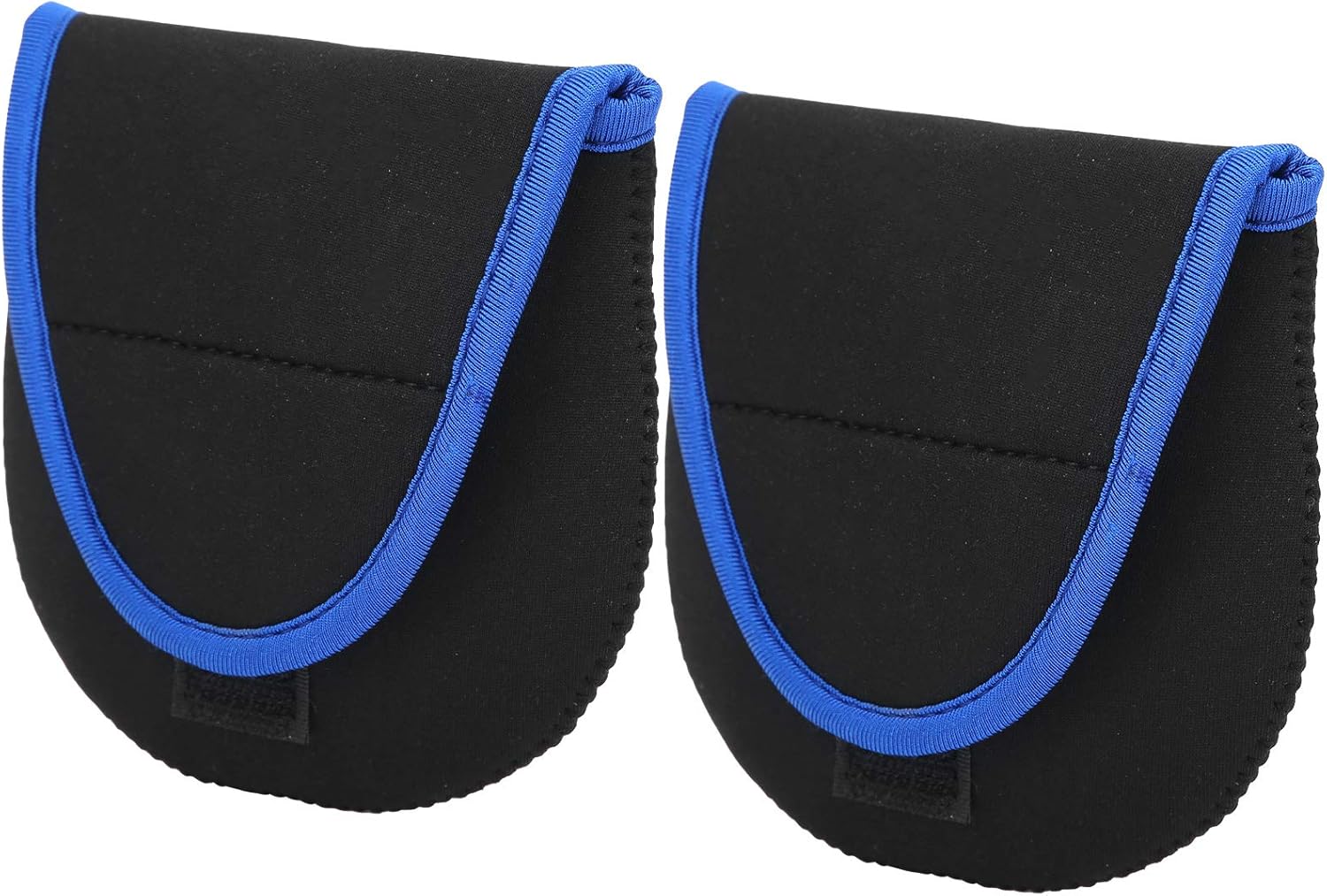 Keenso Fishing Rod Sleeve, 2Pcs Reel Cover Strong Neoprene Fishing Reel Storage Pouch Lightweight Fishing Accessories