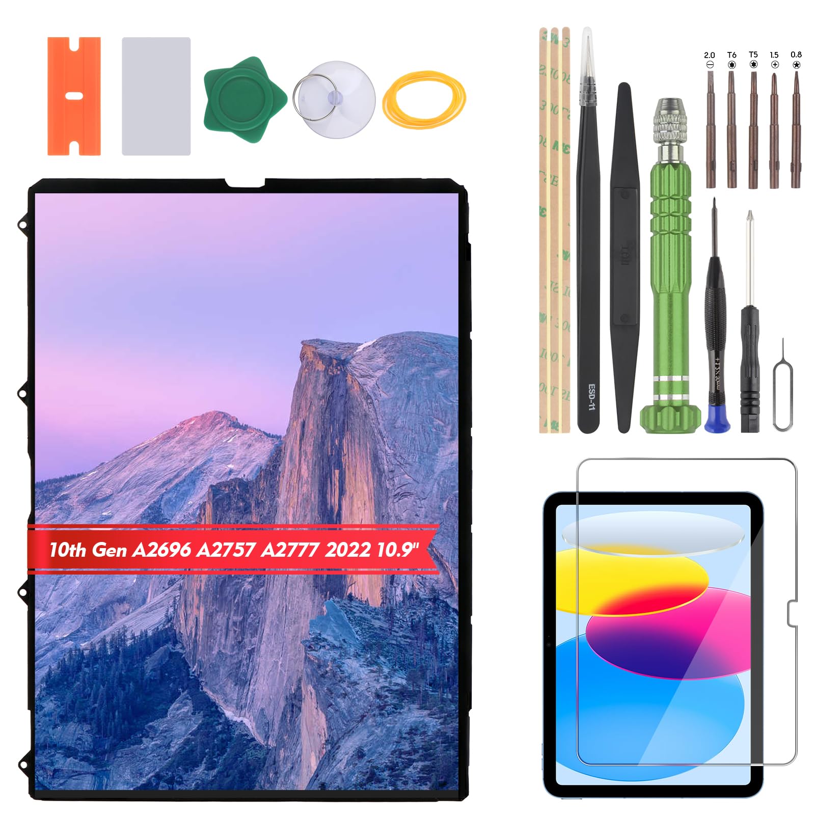 Amazon.com: YHXMARSCAN for iPad 10th Gen 2022 10.9'' LCD Display