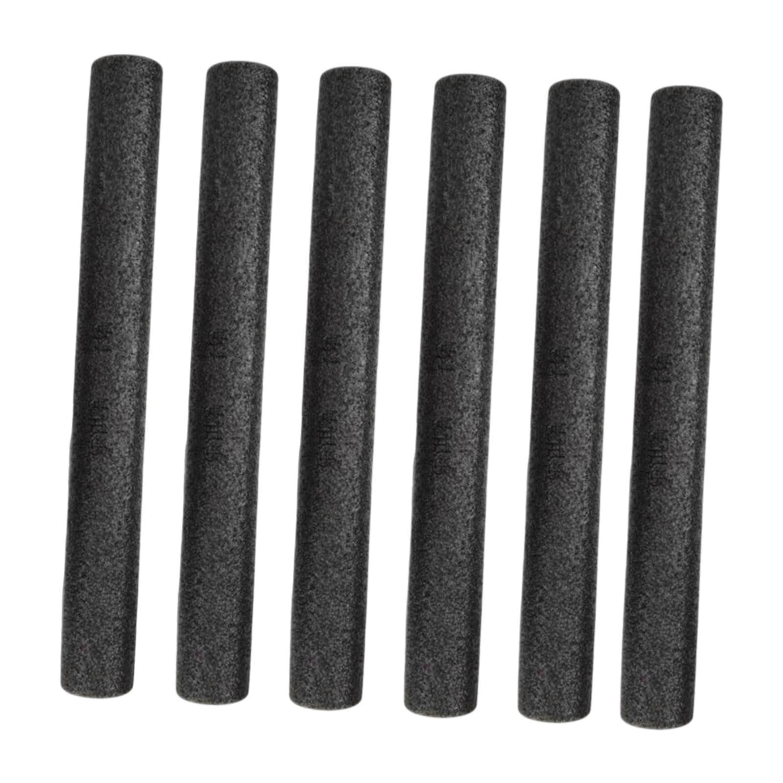 Perfeclan 6Pcs Trampoline Foam Pole Sleeves, 40cm Pole sleeves for Enclosure, Black padding Tubes for children Indoor Outdoor Use