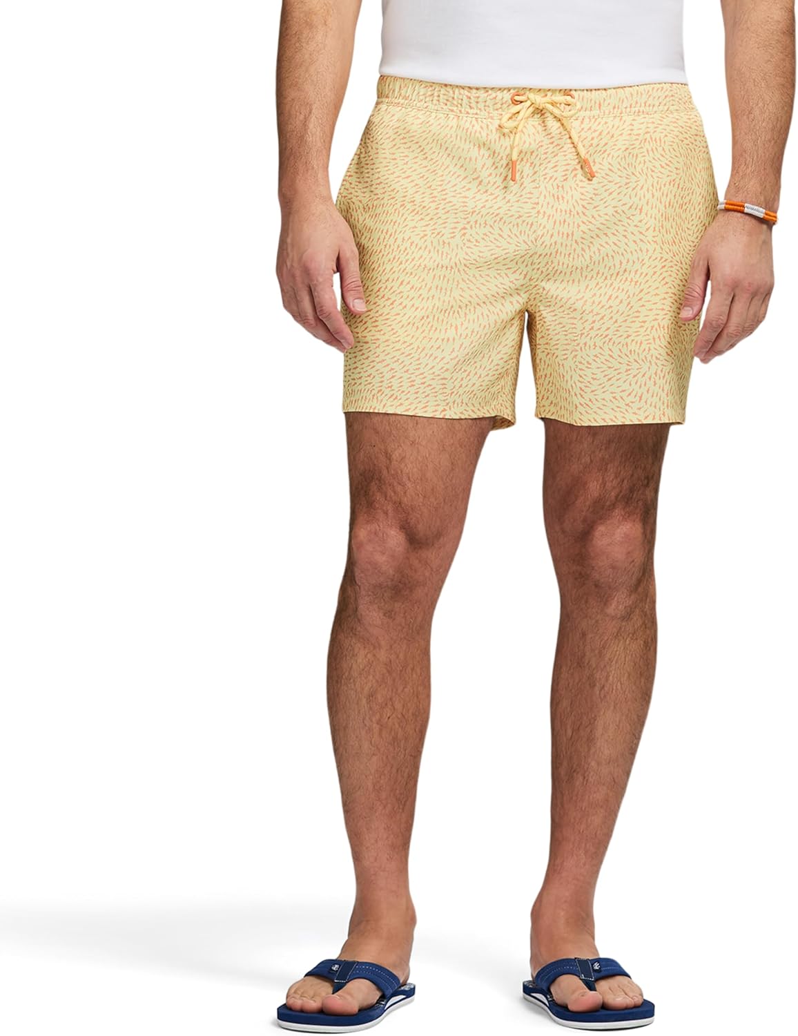 IZOD Men's Swim Trunks with Comfort Liner Saltwater Performance Upf50 Stretch Swimsuit 4" Inseam