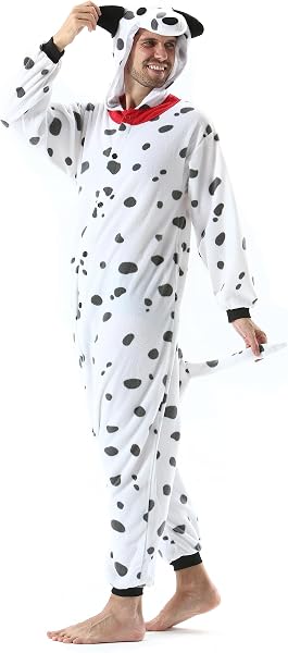 SimZoo Adulto Disfraz Pijama Unisex Pijama Kigurumi Onesie para Carnaval Halloween Cosplay Ropa de Dormir Traje de Disfraz para Navidad Festival Mujer y Hombre - 4