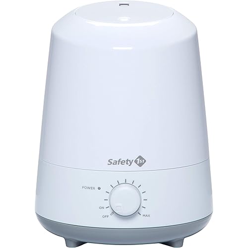 Miniatura 15 de Safety 1st Humidificador permanece limpio, niebla ultrasónica, tanque fácil de llenar de un galón, luz LED y sin filtro