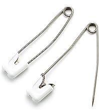Prym 086103 Épingles de sûreté bébé, 55mm, Blanc