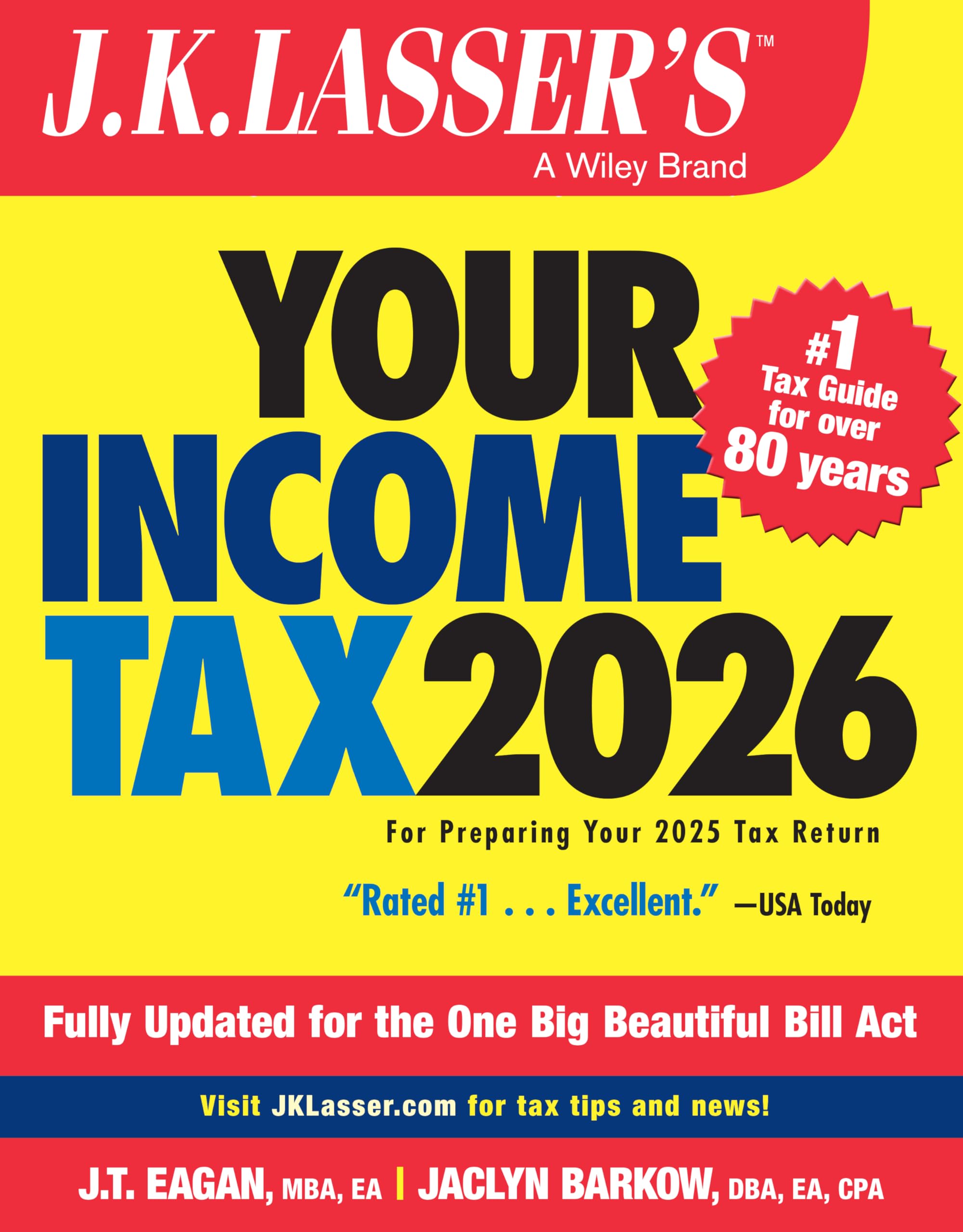 J.​k. Lasser's Your Income Tax 2026: For Preparing Your 2025 Tax Return