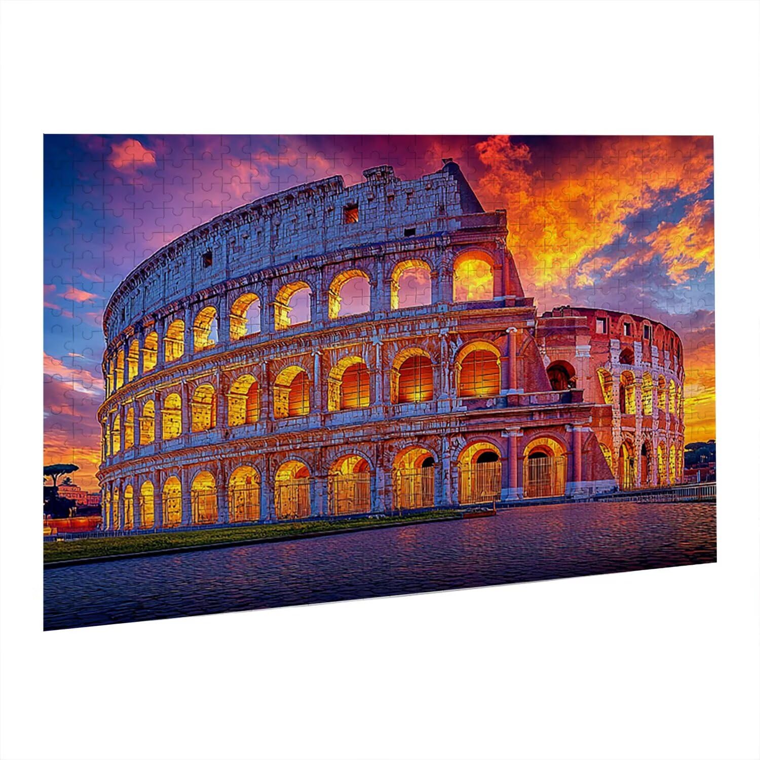 Jigsaw Puzzle, 4000 Pezzi Puzzle Classici, Colosseo Puzzle Rilassamento Intelligence, Mpossibile Difficile Puzzle Impegnativo per Adulti Puzzle Gioco Familiare, Regalo per Amore Amico fr0-386